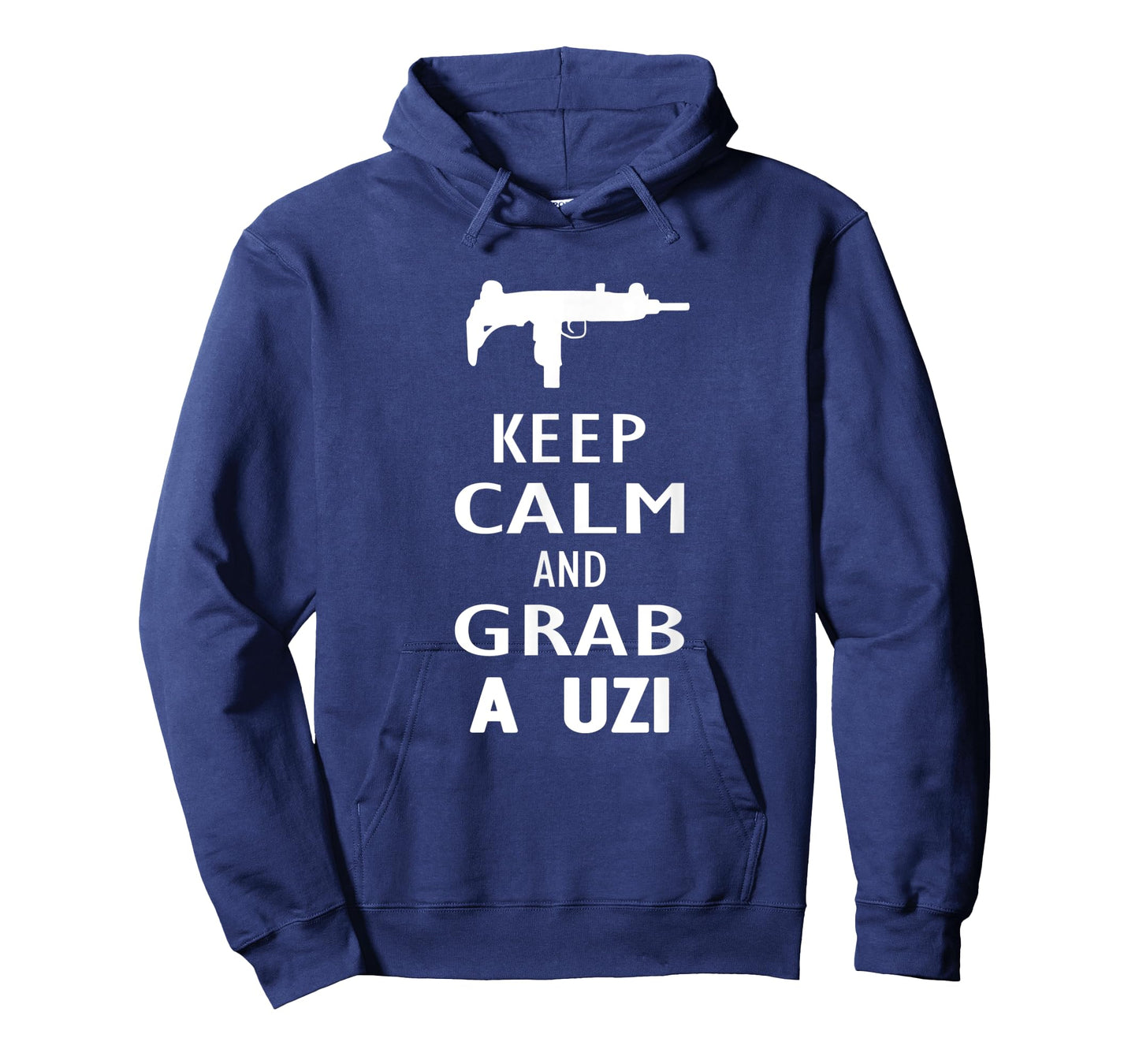 Keep Calm and grab a UZI Submachine Gun Shooter T-Shirt