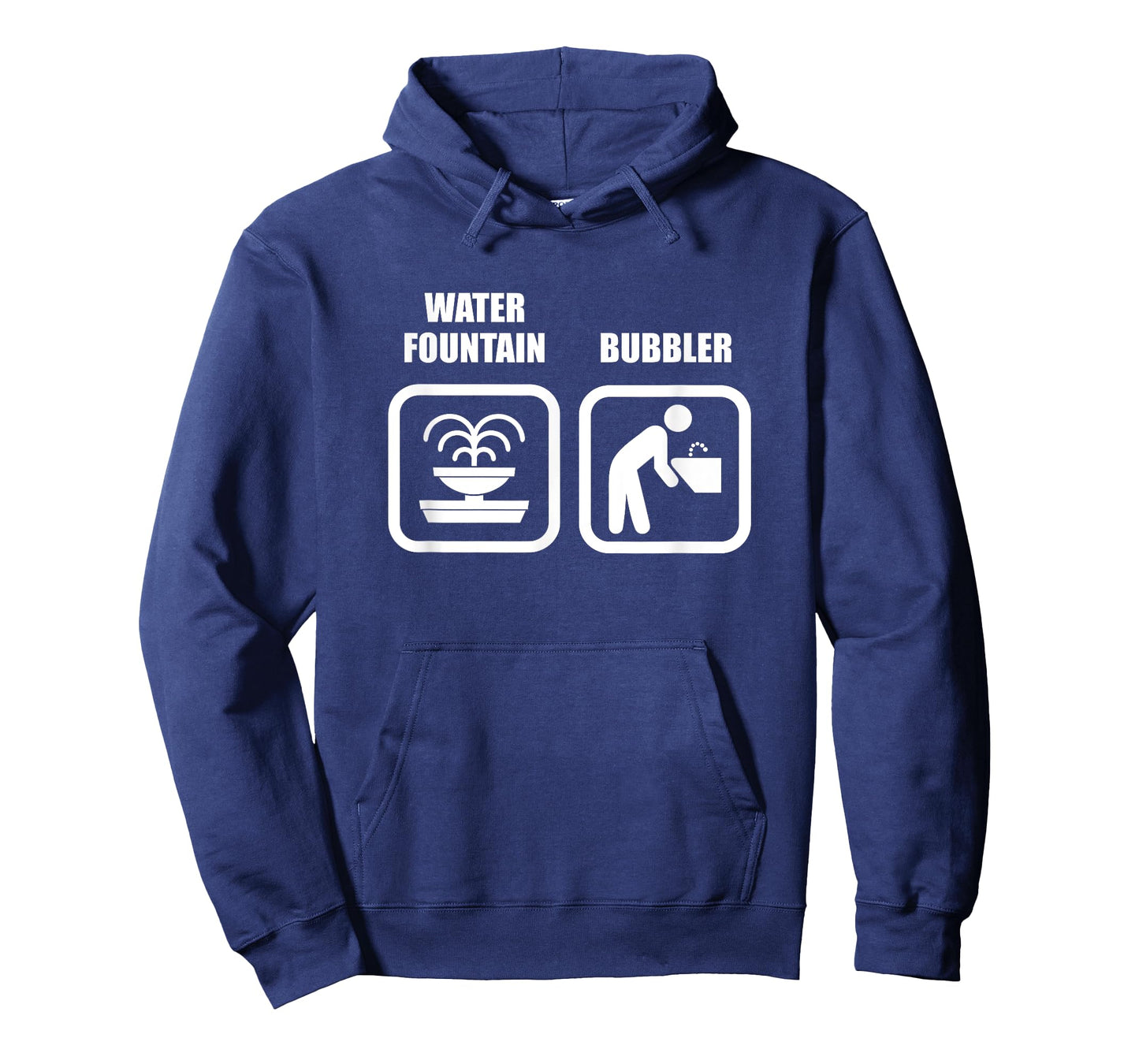 Funny Wisconsin Humor - Water Fountain Vs Bubbler T-Shirt