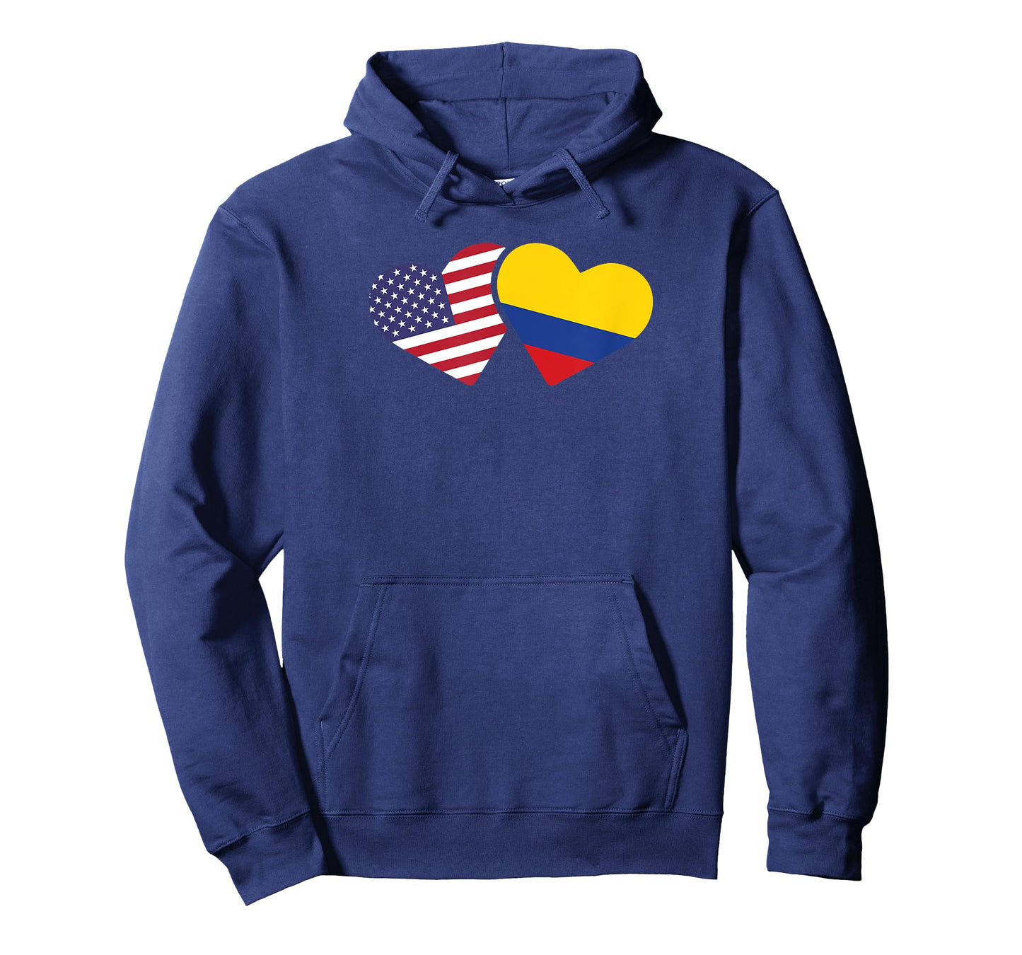 USA Colombia Flag Heart T Shirt Colombian American Love Gift T-Shirt