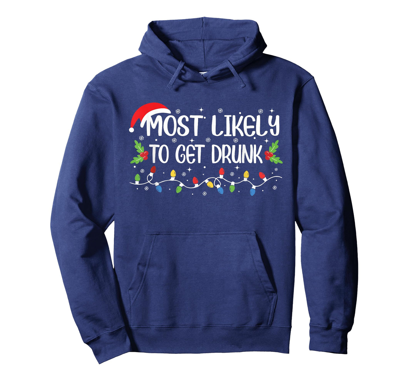 Funny Christmas Most Likely to Get Drunk T-Shirt