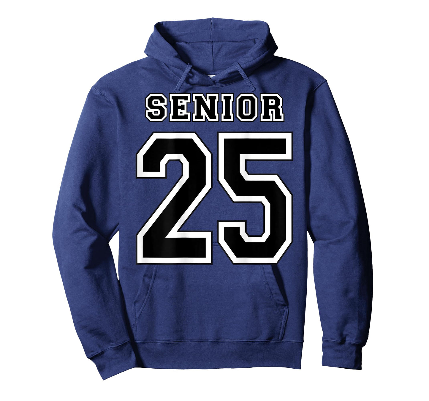 Class of 2025 High School Senior 25 On Back Graduation T-Shirt