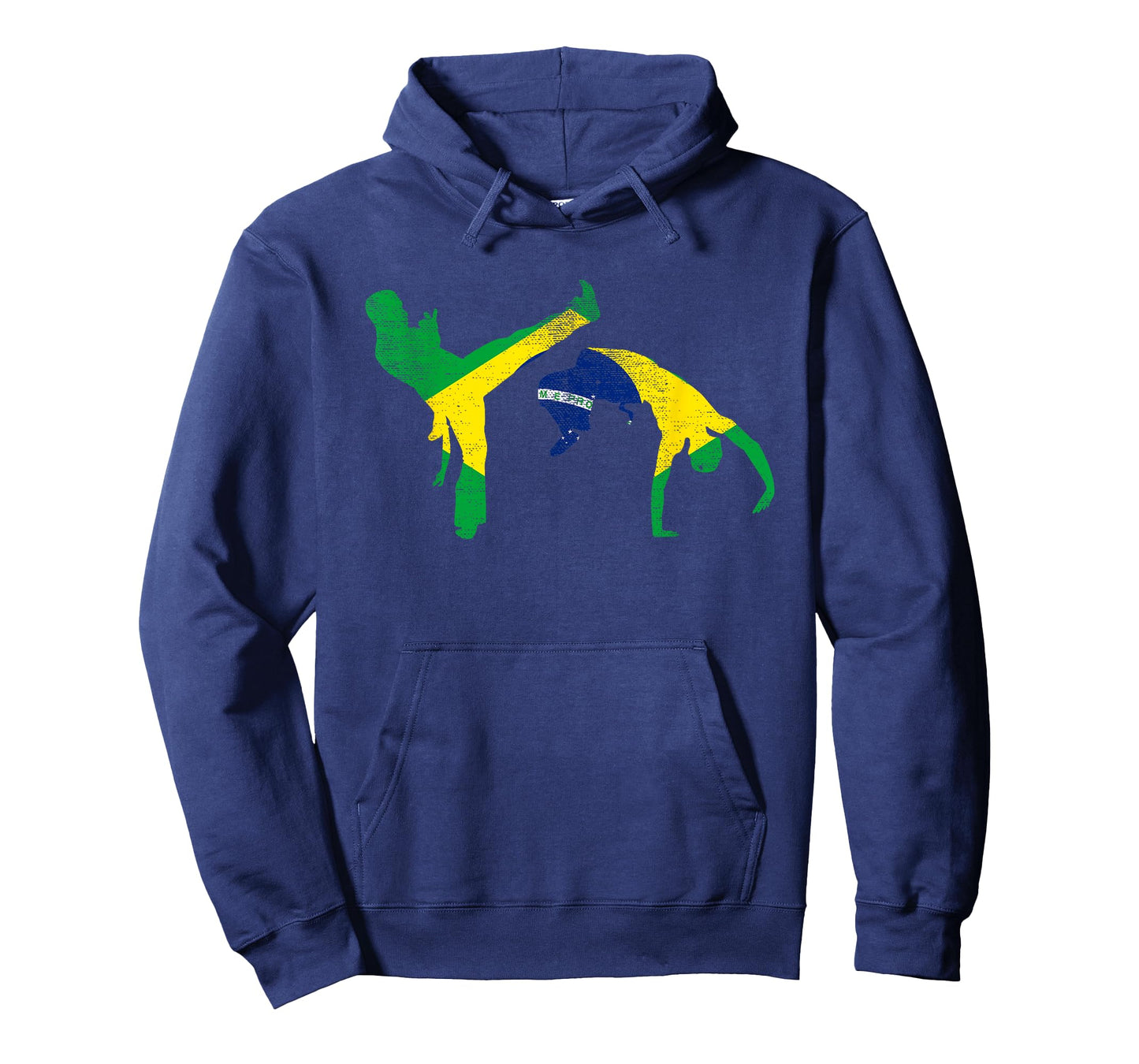 Brazil Flag Capoeira Dancer MMA Afro Brazilian Kick Fighter T-Shirt