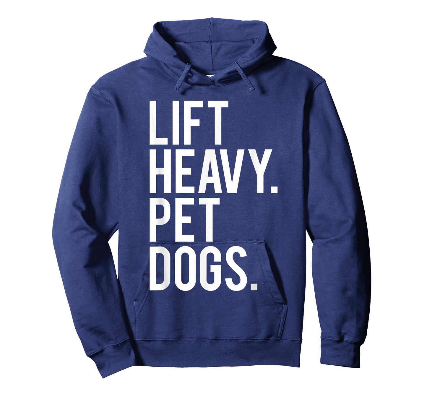Lift Heavy Pet Dogs Funny Gym Workout Gift for Weight Lifter T-Shirt Small