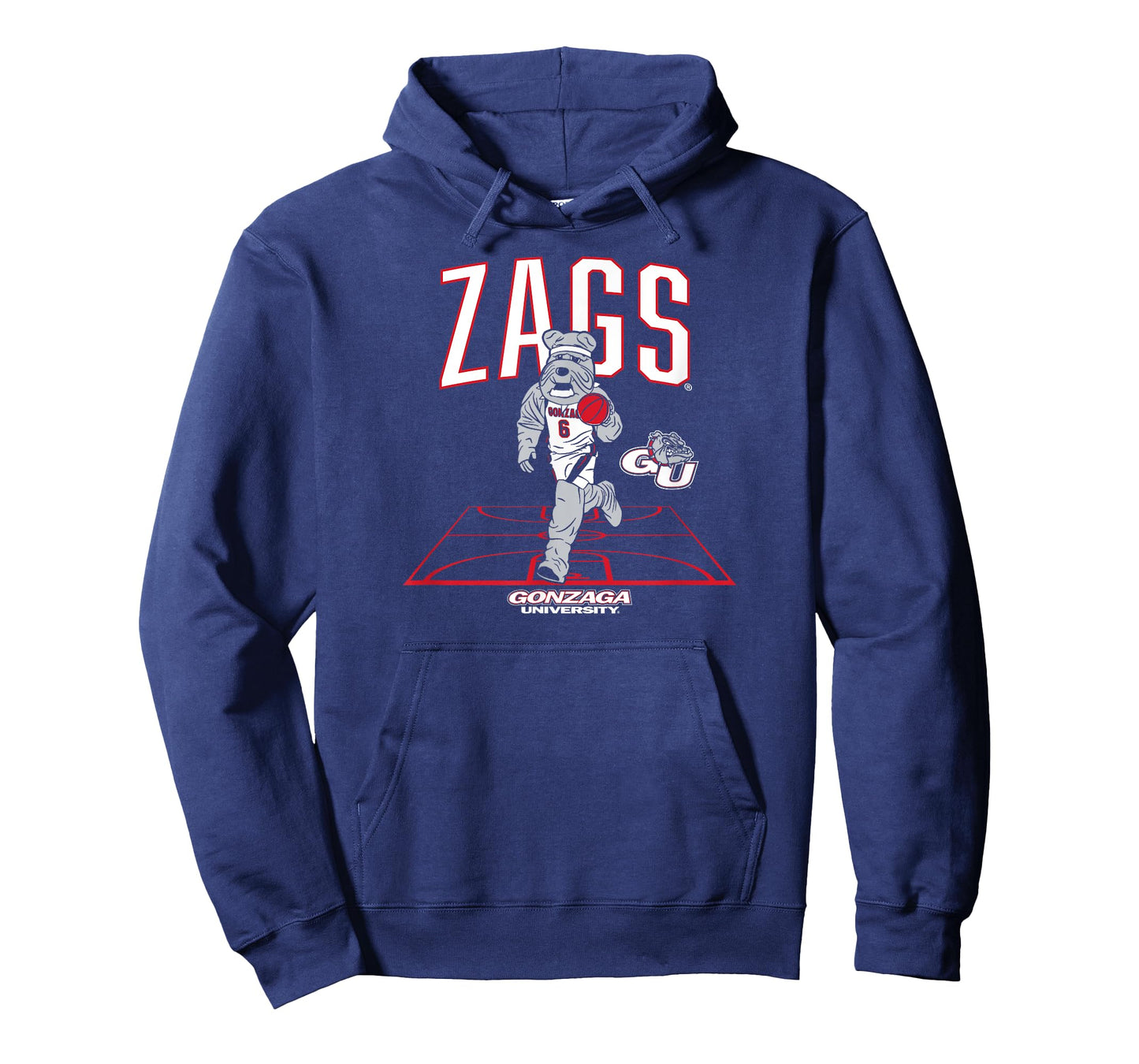 Gonzaga Basketball: Mascot Court T-Shirt