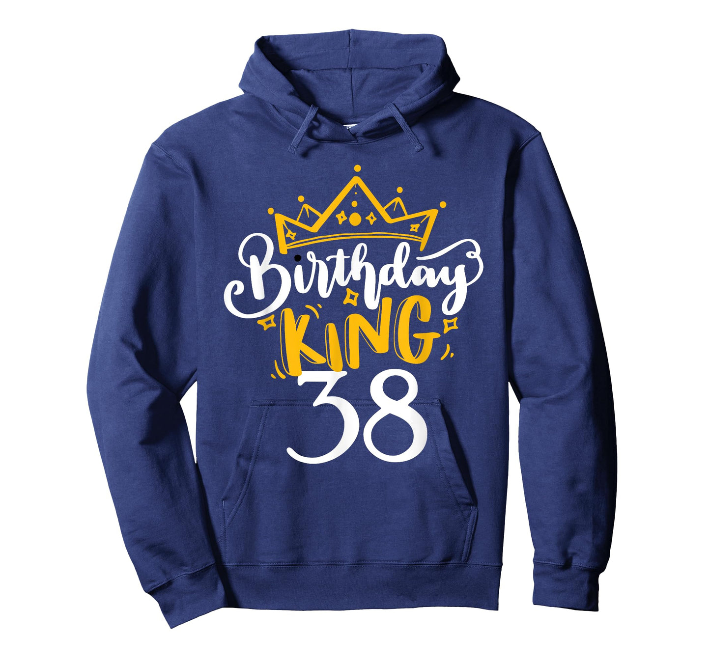 Happy 38th Birthday King 38 Years Old Party Ideas For Him T-Shirt