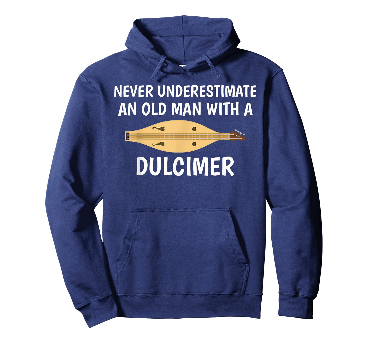 Never Underestimate An Old Man Appalachian Dulcimer T-Shirt