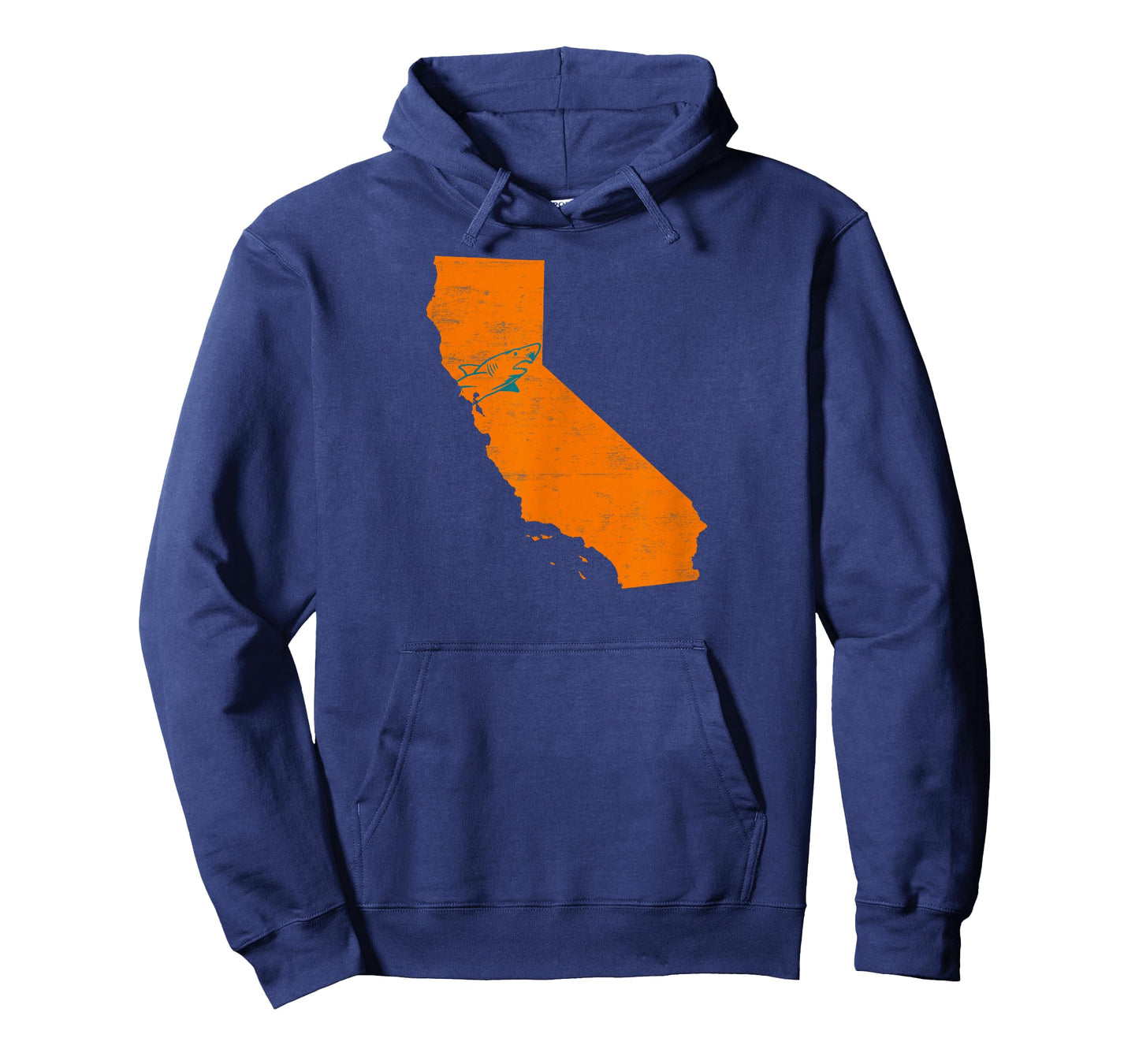 State of California with Shark Swimming near San Jose T-Shirt