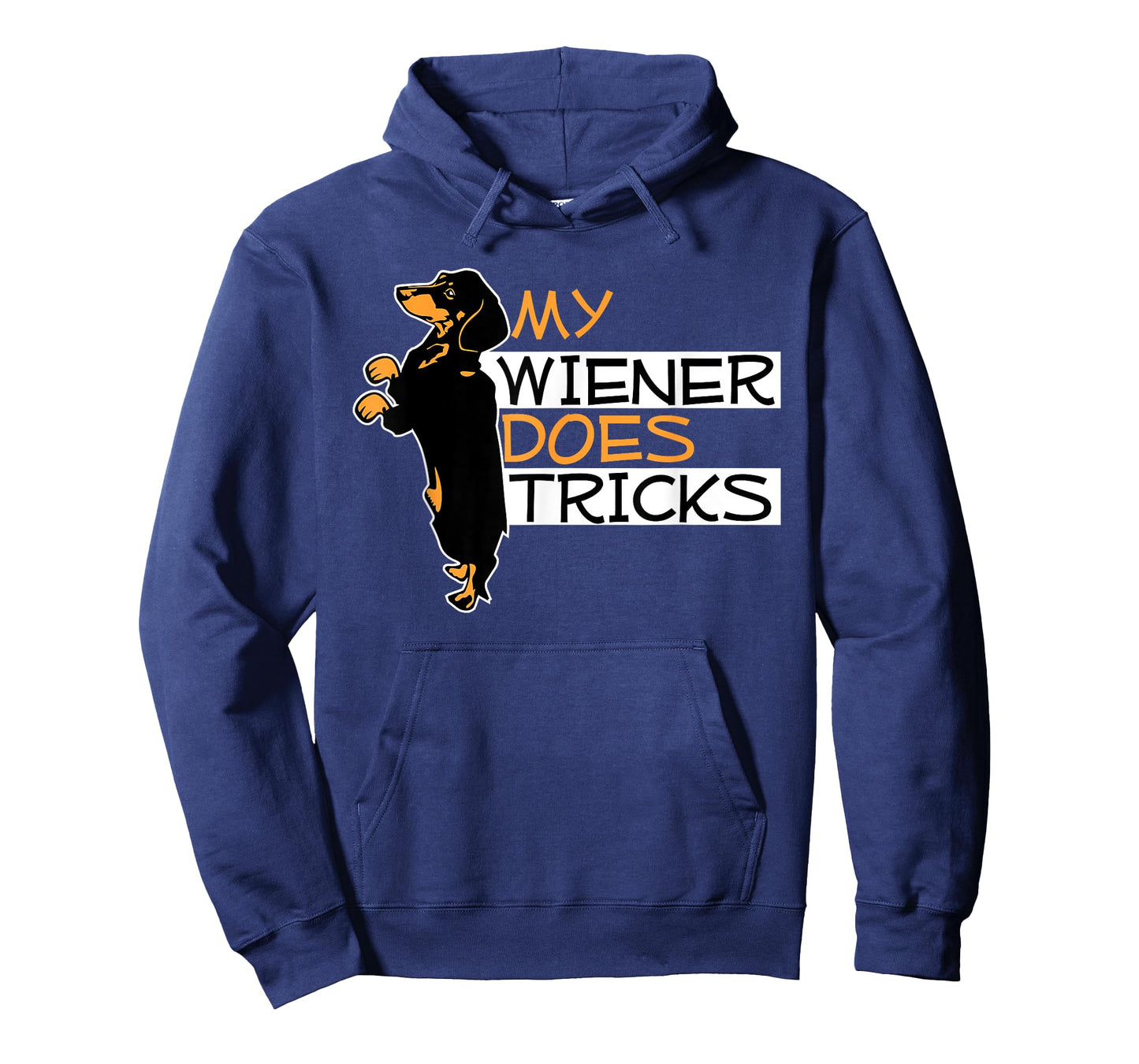 My Wiener Does Tricks Weiner Dog Pun Graphic Men Women T-Shirt