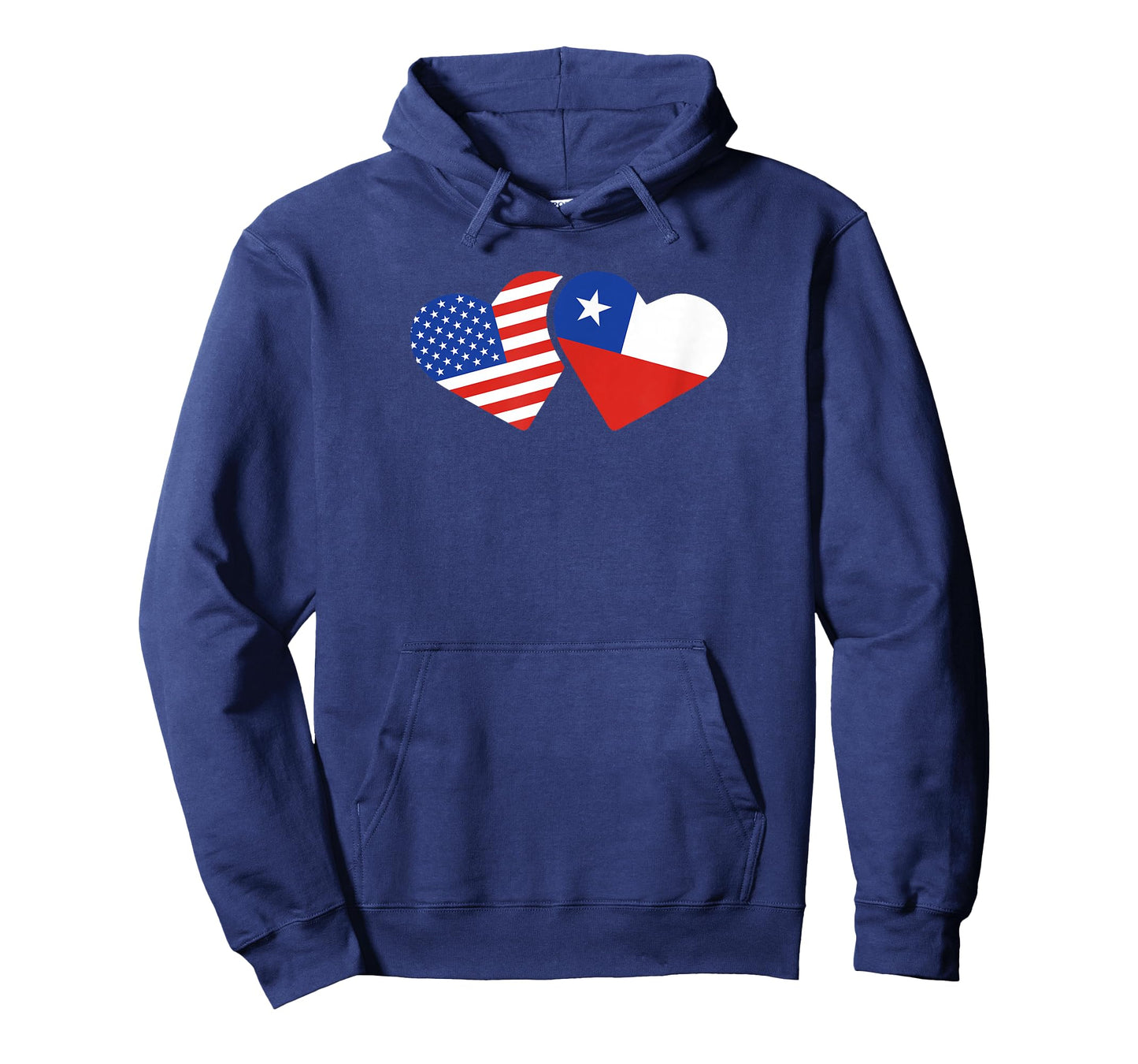 USA Chile Flag T Shirt Hearts Chileans American Love Cute T-Shirt