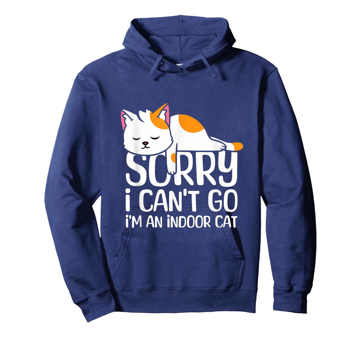 I'm an Indoor Cat Sorry I Can't Go Introvert Humor T-Shirt