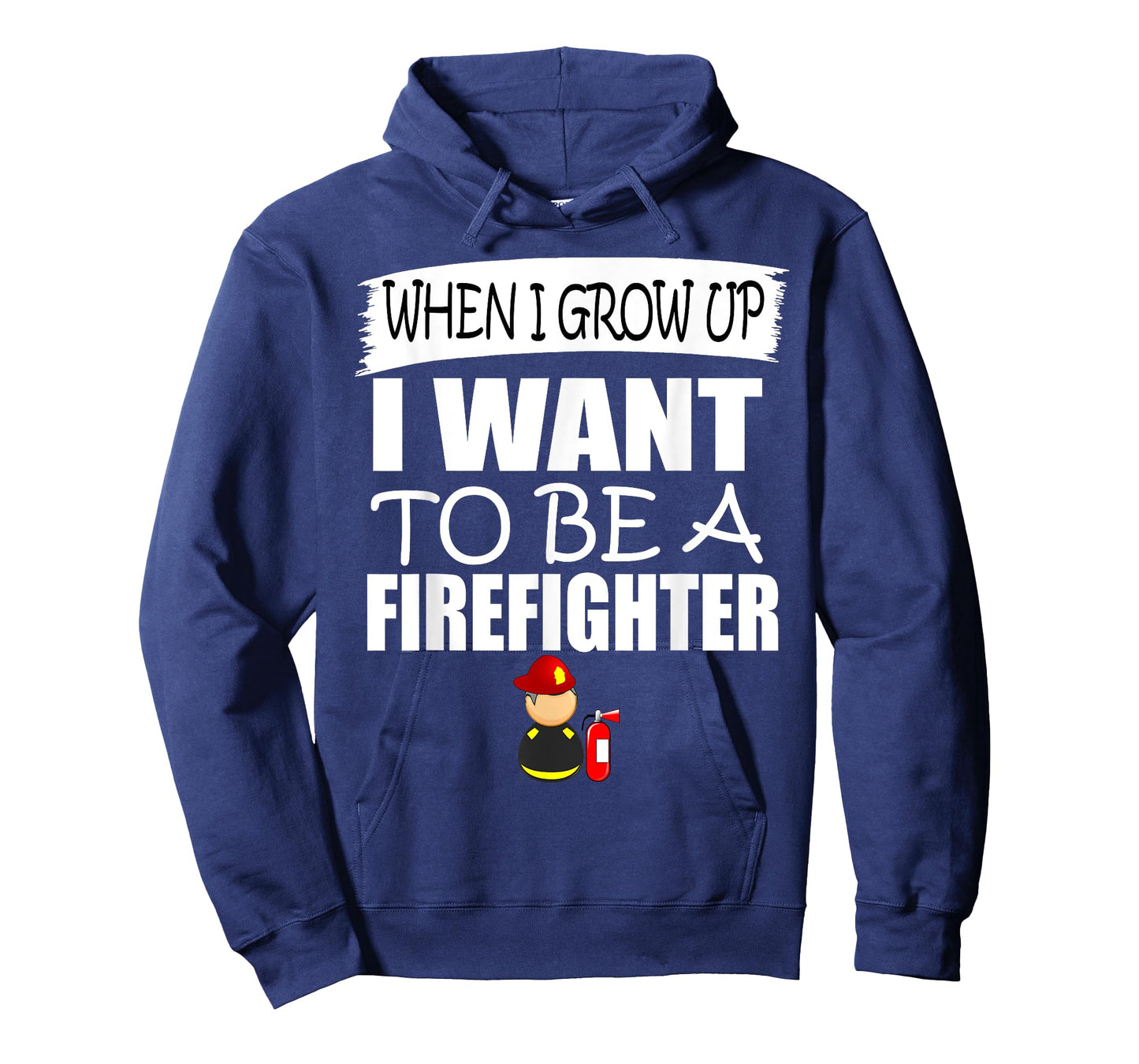 When I Grow Up I Want To Be A Firefighter Gift T-Shirt T-Shirt