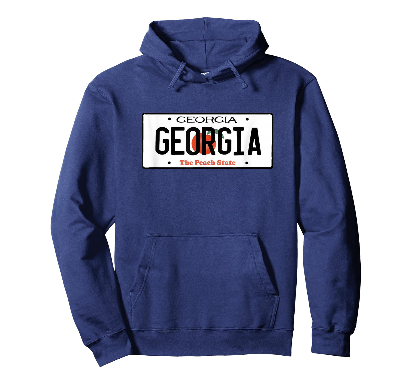 Georgia License Plate - Throwback Design - Classic T-Shirt