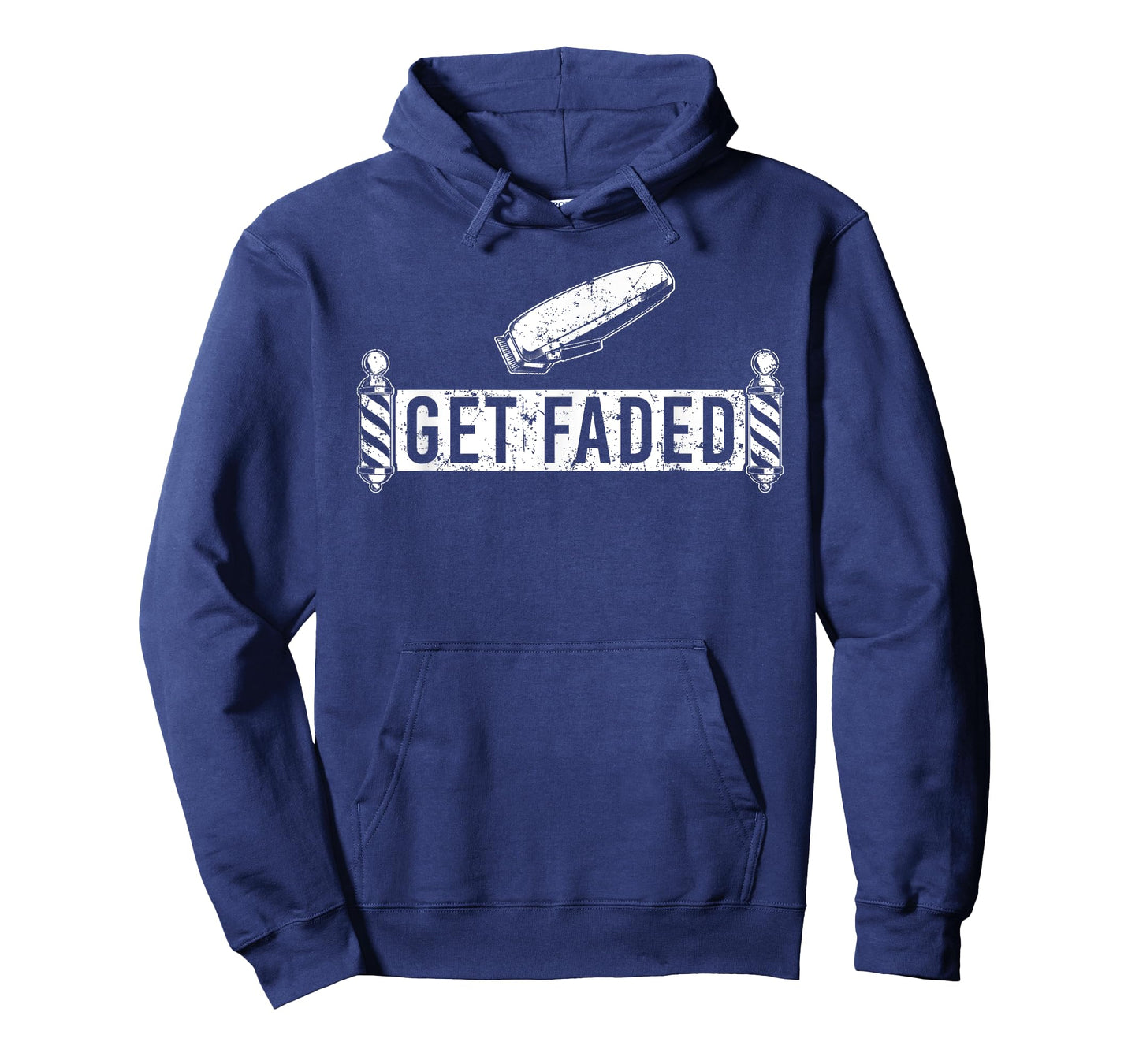 Funny Get Faded Barber Design For Men Dad Hairstylist Lovers T-Shirt