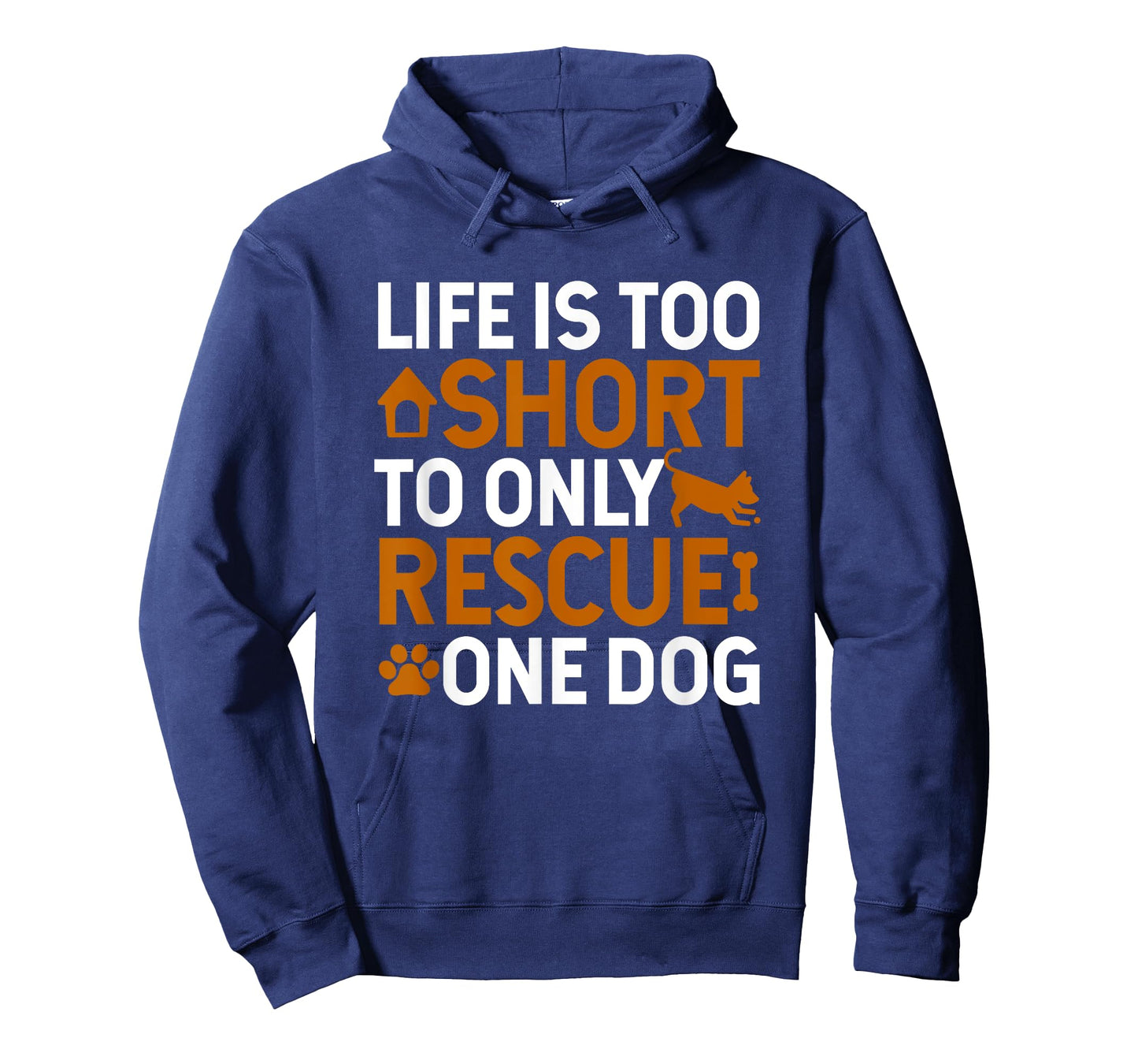 Rescue Dog Life Is Short - Rescue Dog Lover Rescue Dog Gift T-Shirt