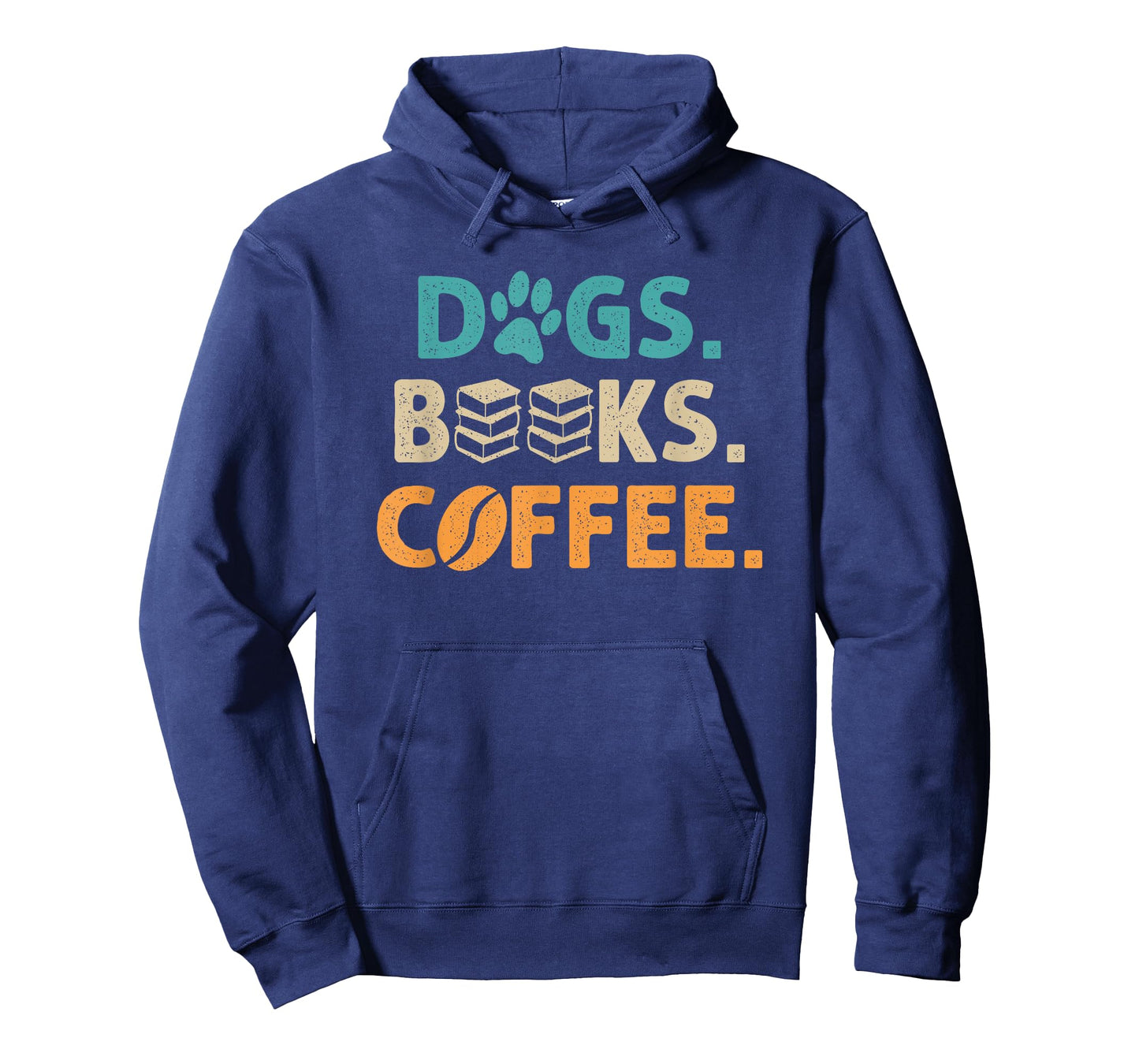 Dogs Books Coffee Funny Reading Book Lover T-Shirt