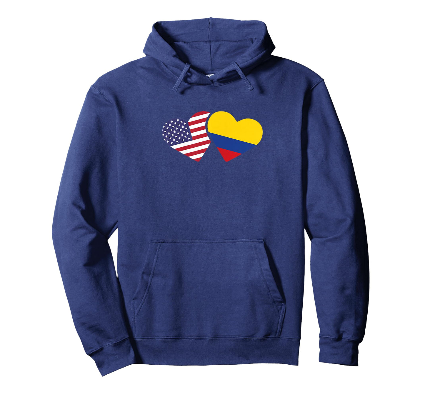 USA Colombia Flag Heart T Shirt Colombian American Love Gift T-Shirt