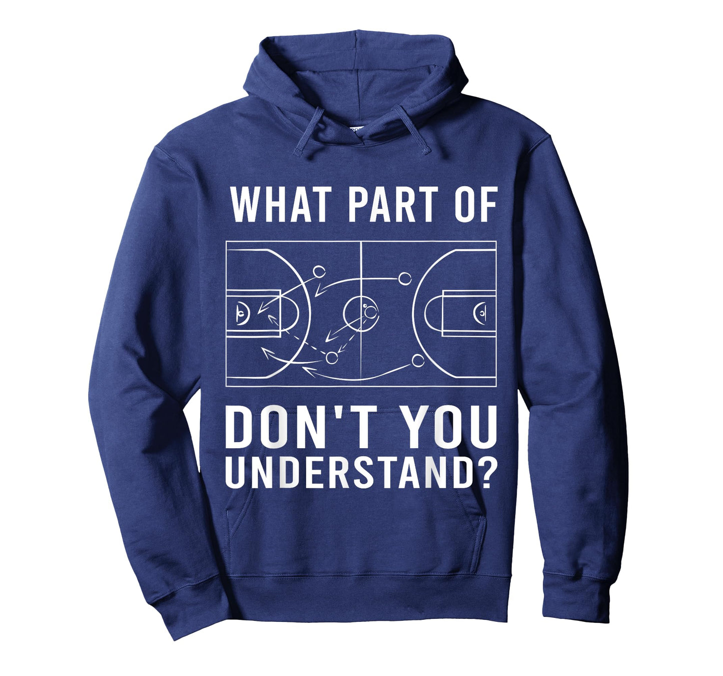 Funny Basketball Coach for Men Women Tactic Diagram Board T-Shirt