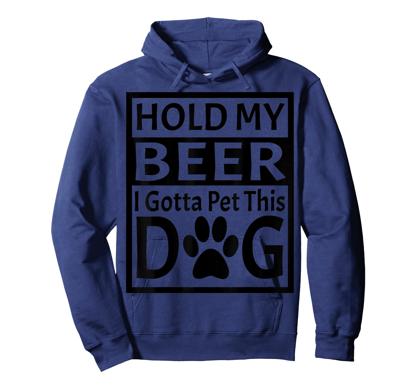 Retro Vintage Holding My Beer I Gotta Pet This Dog T-Shirt