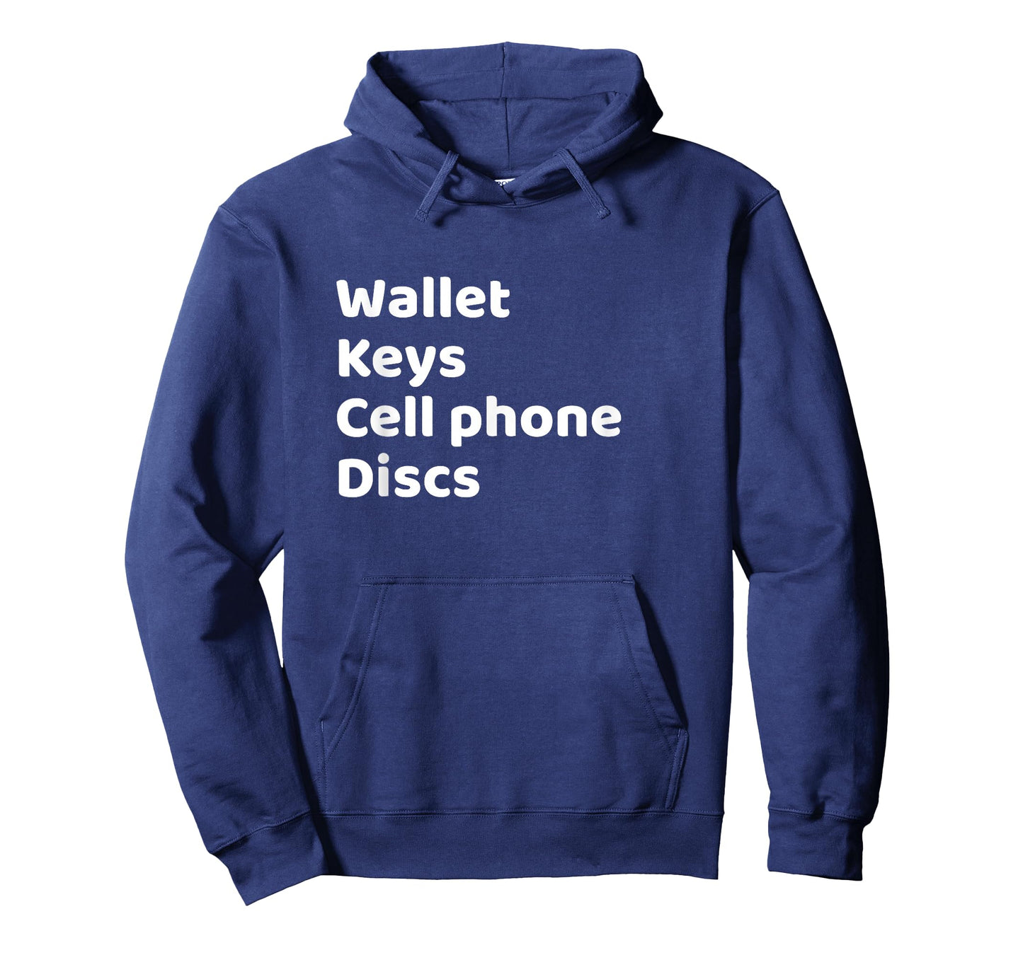 Funny Frisbee Golf Checklist Wallet Keys Cellphone Discs T-Shirt