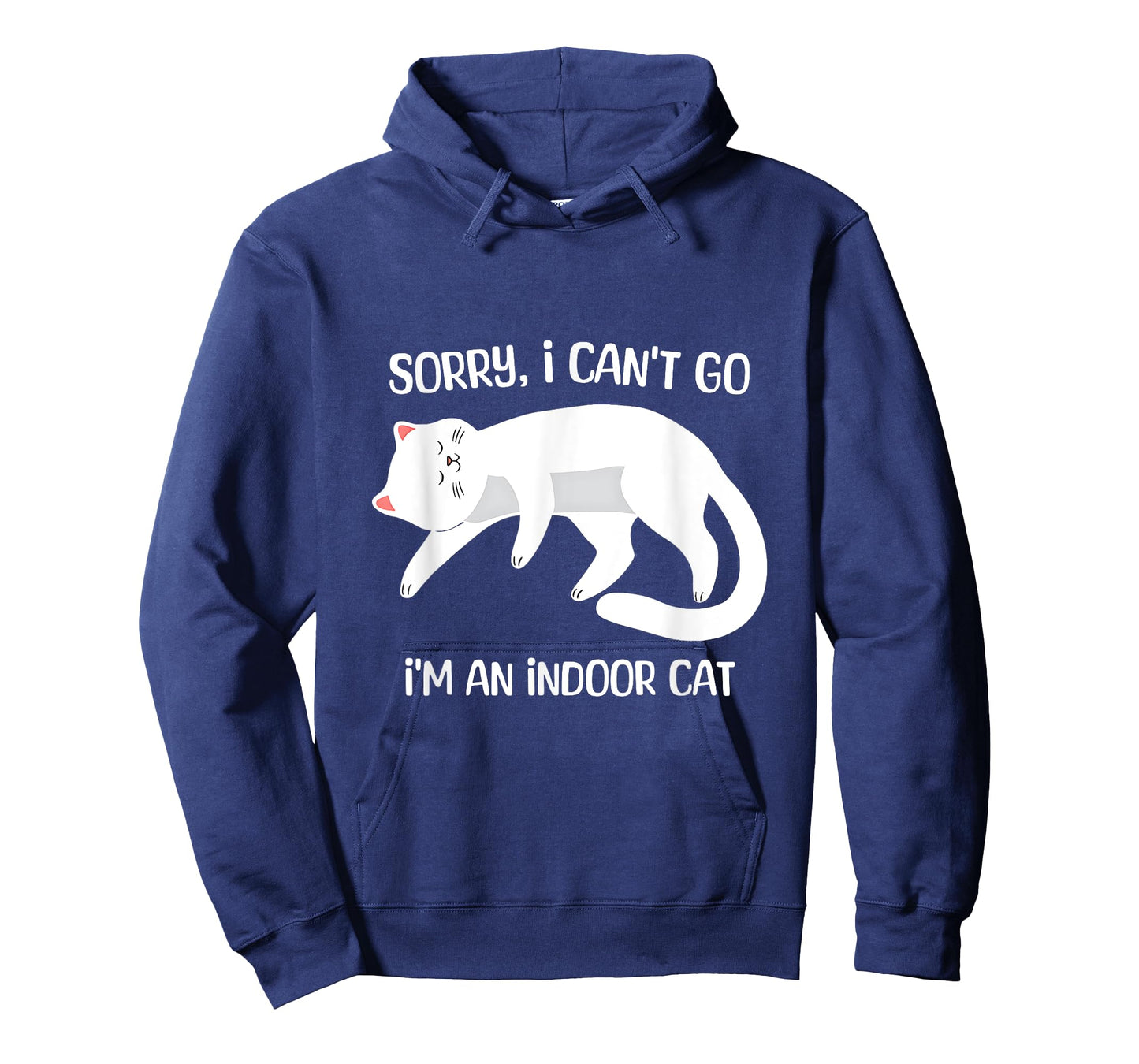 I'm an Indoor Cat Sorry I Can't Go Introvert Lover T-Shirt