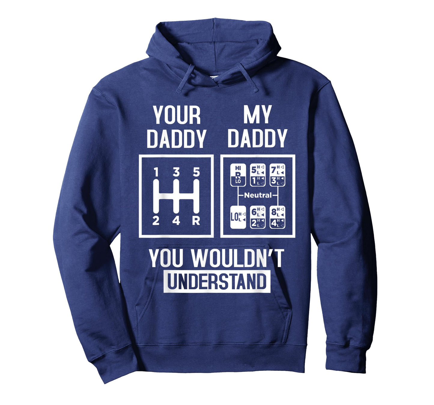 18 Wheeler Semi Truck Tractor Trailer Trucker Cool Dad T-Shirt