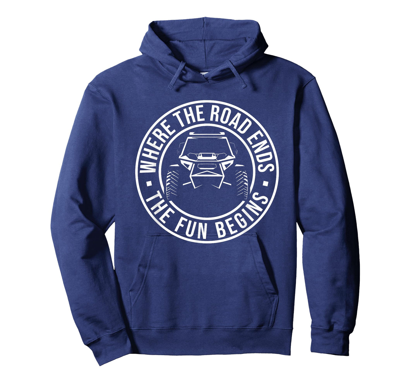 Offroading UTV Offroad Where The ROad Ends Rock Crawling T-Shirt