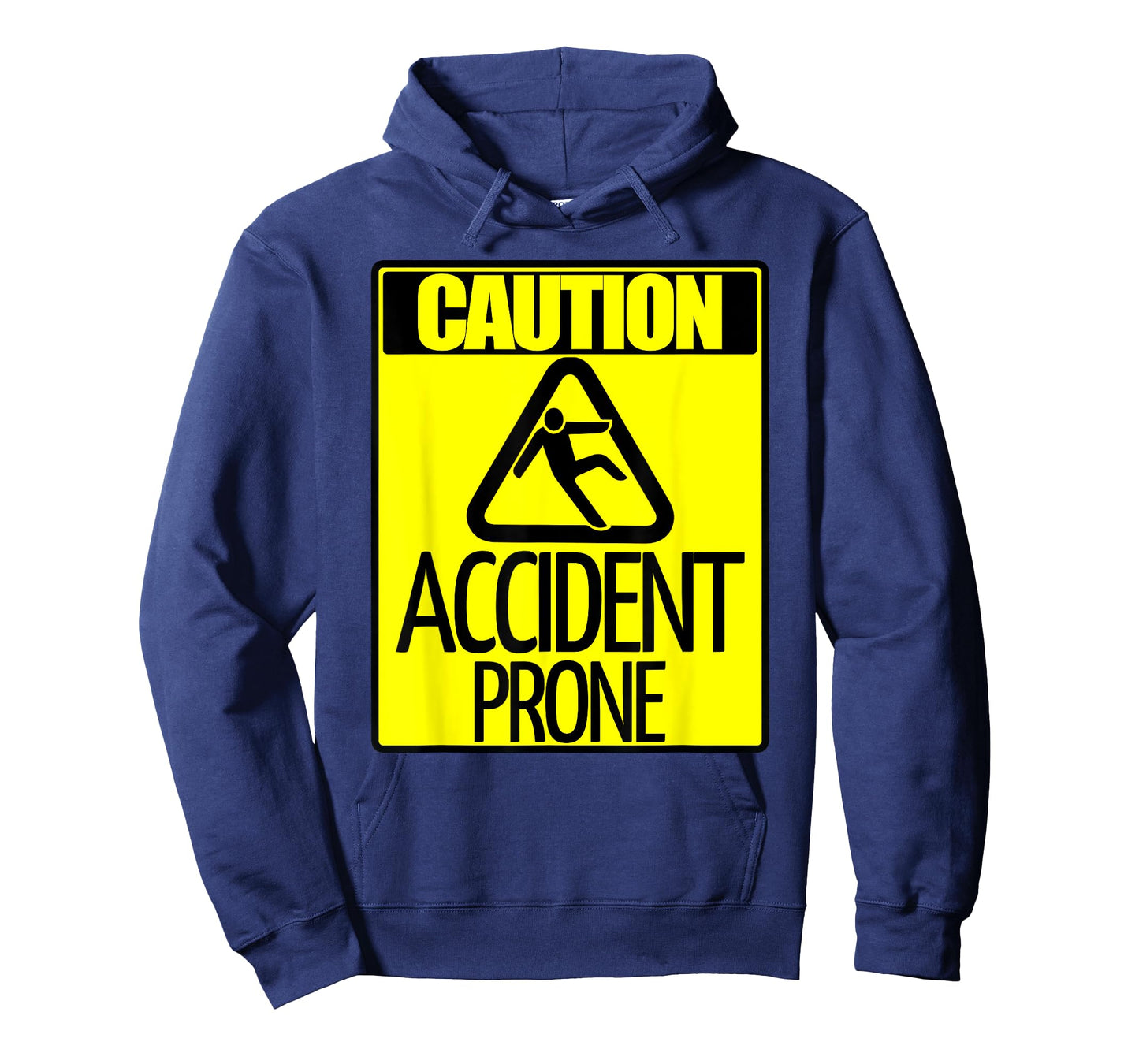 Caution Accident Prone Sign Funny Clumsy Person T Shirt T-Shirt