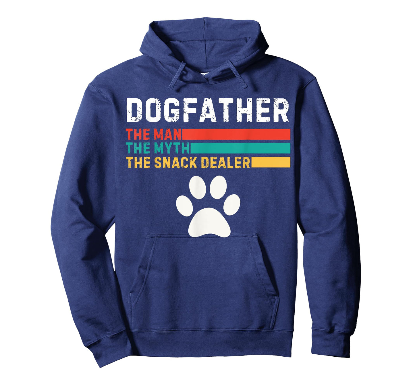 Dogfather Man The Myth The Snack Dealer Father's Day Dog Fun T-Shirt