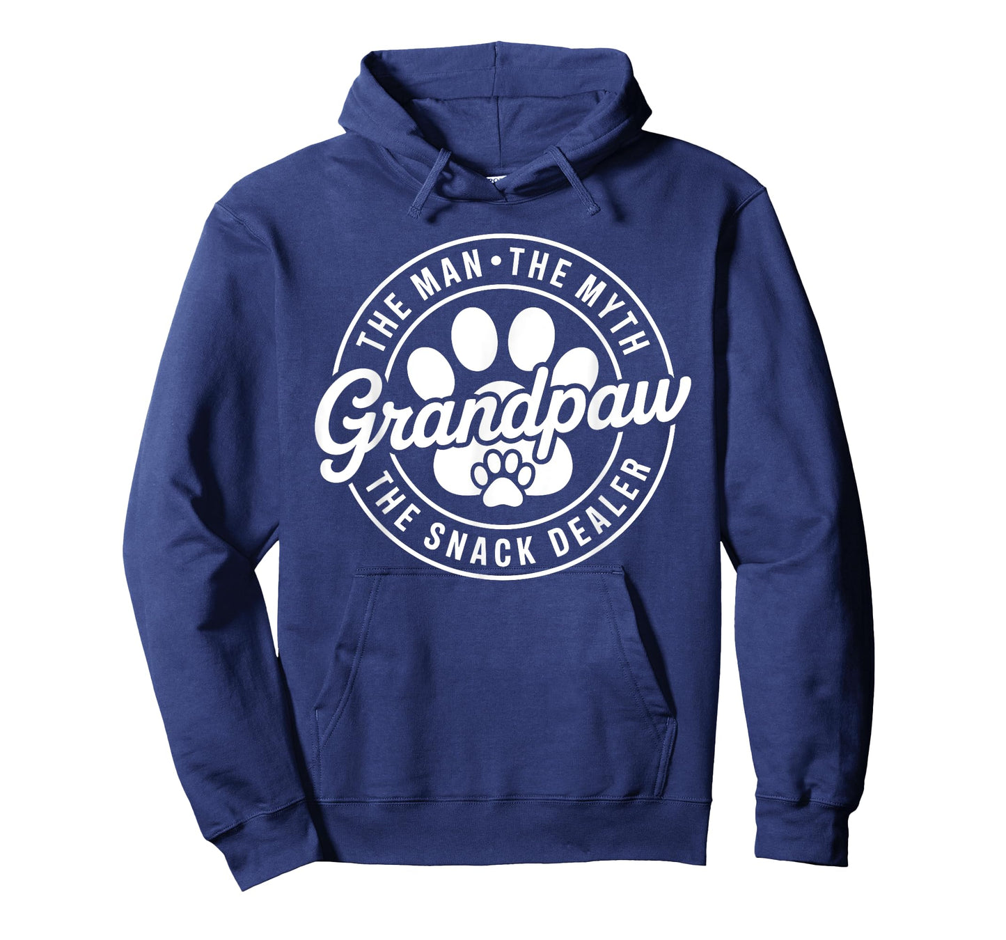 Grandpaw The Myth The Snack Dealer Fathers Day Dog Grandpa T-Shirt