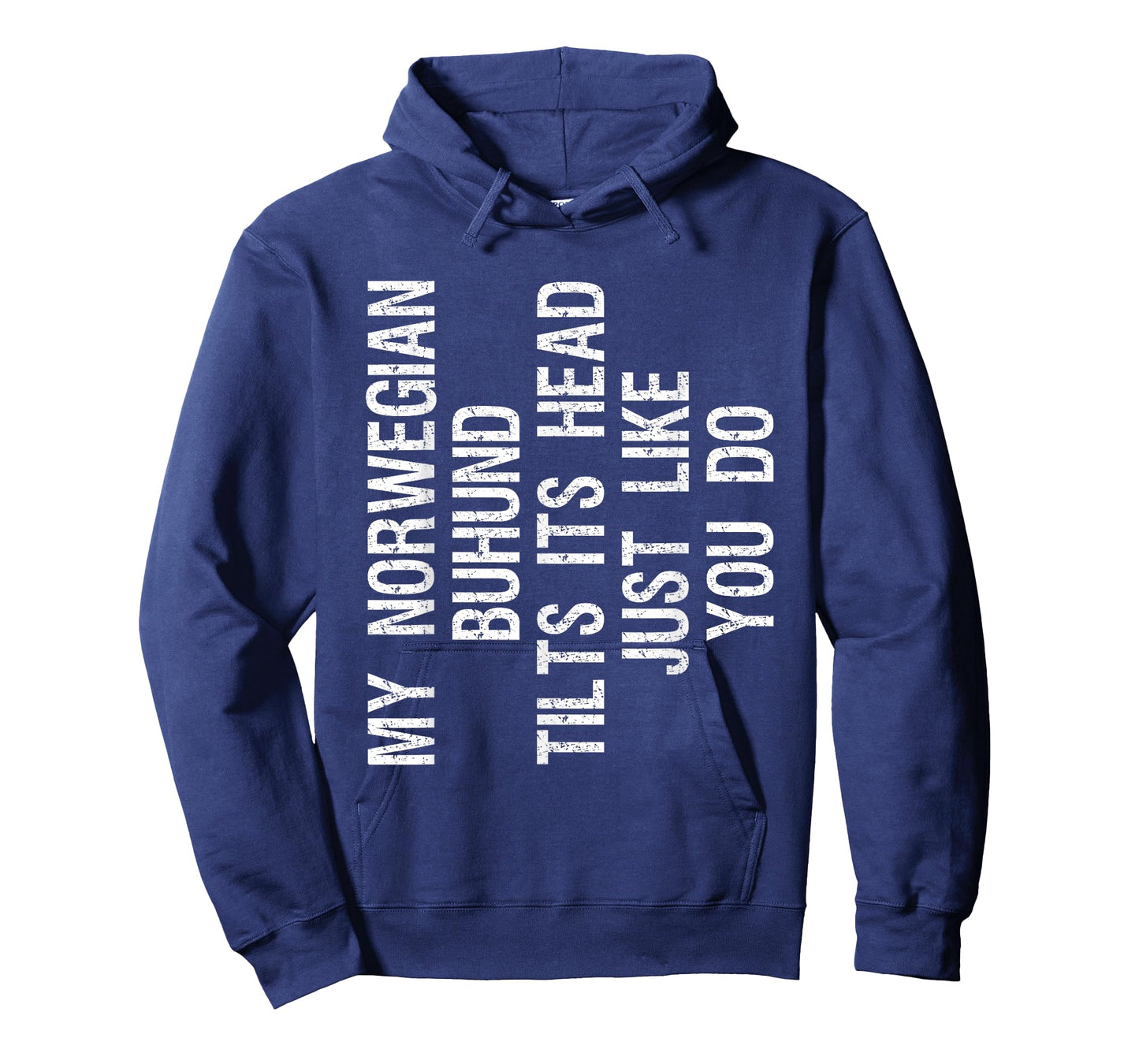 My Norwegian Buhund Dog Tilts Its Head Funny T-Shirt