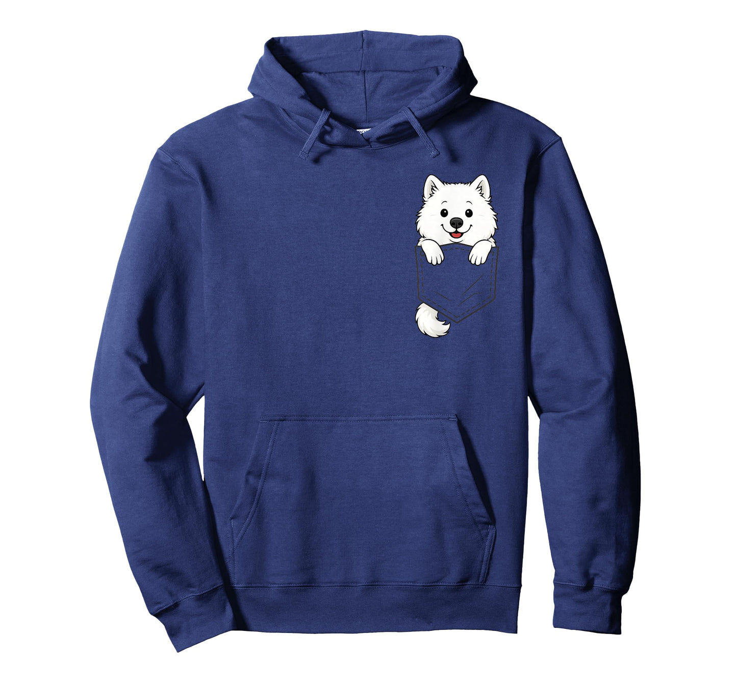 Funny Samoyed Peeking in Pocket Dog Puppy Pet Animal Lover T-Shirt