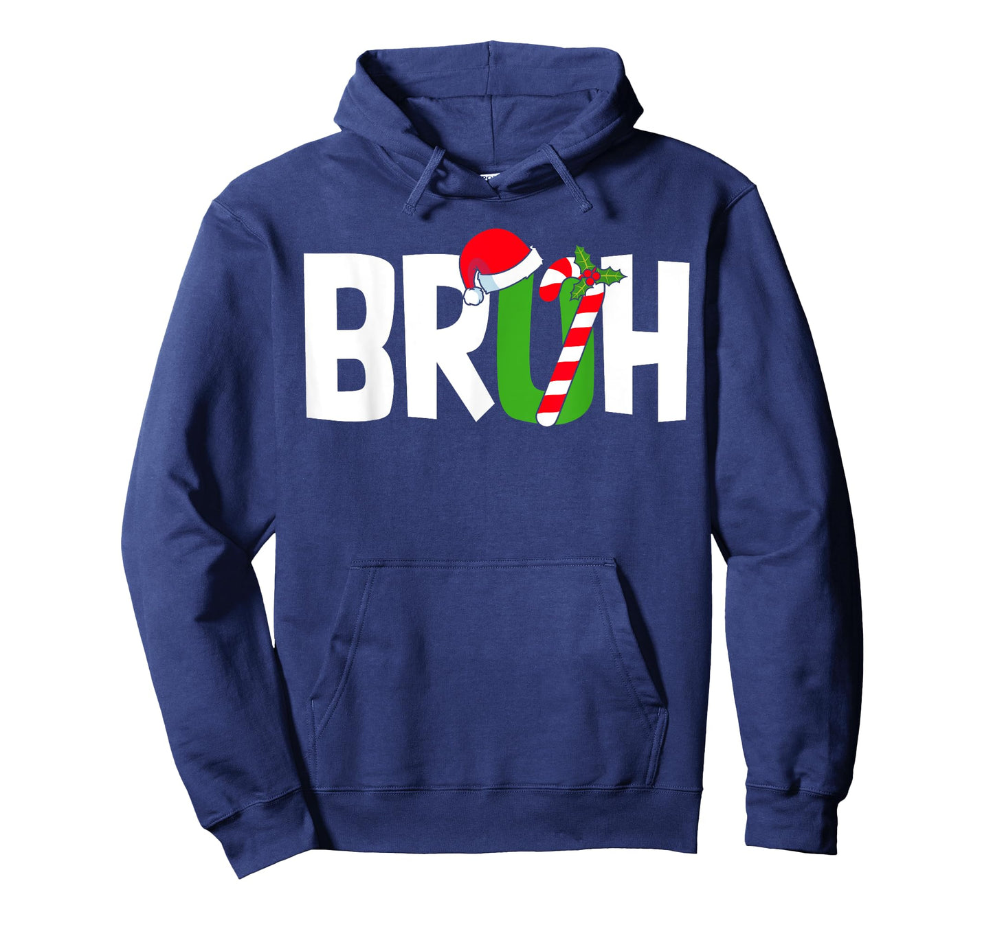 Bruh Christmas Meme Candy Cane Funny Pajamas for Kids Boys T-Shirt
