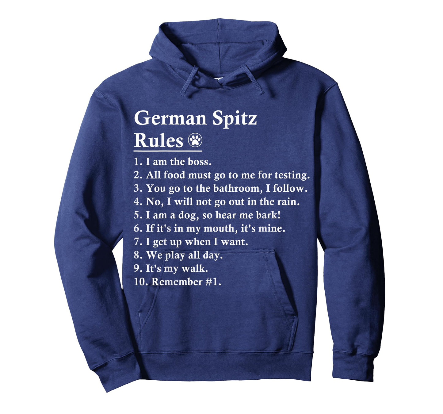 Funny German Spitz Dog Rules T-Shirt