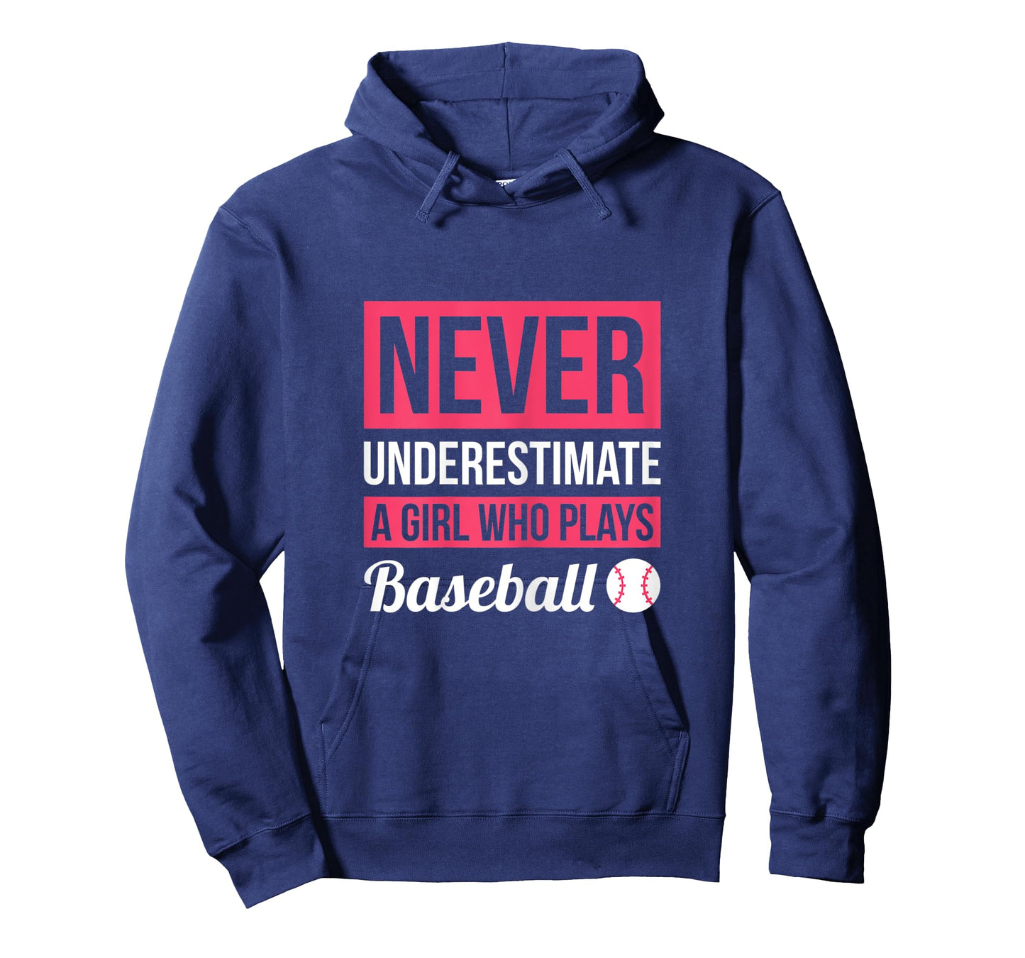 Never Underestimate A Girl Who Plays Baseball T-Shirt Women
