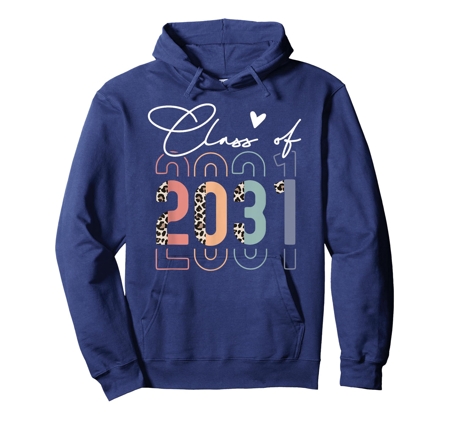 Class of 2031 School College Retro Graduation Vintage Grad T-Shirt