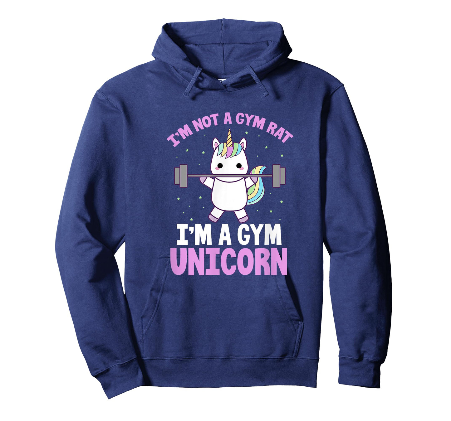 I'm Not A Gym Rat I'm A Gym Unicorn Funny Fitness Lifting T-Shirt