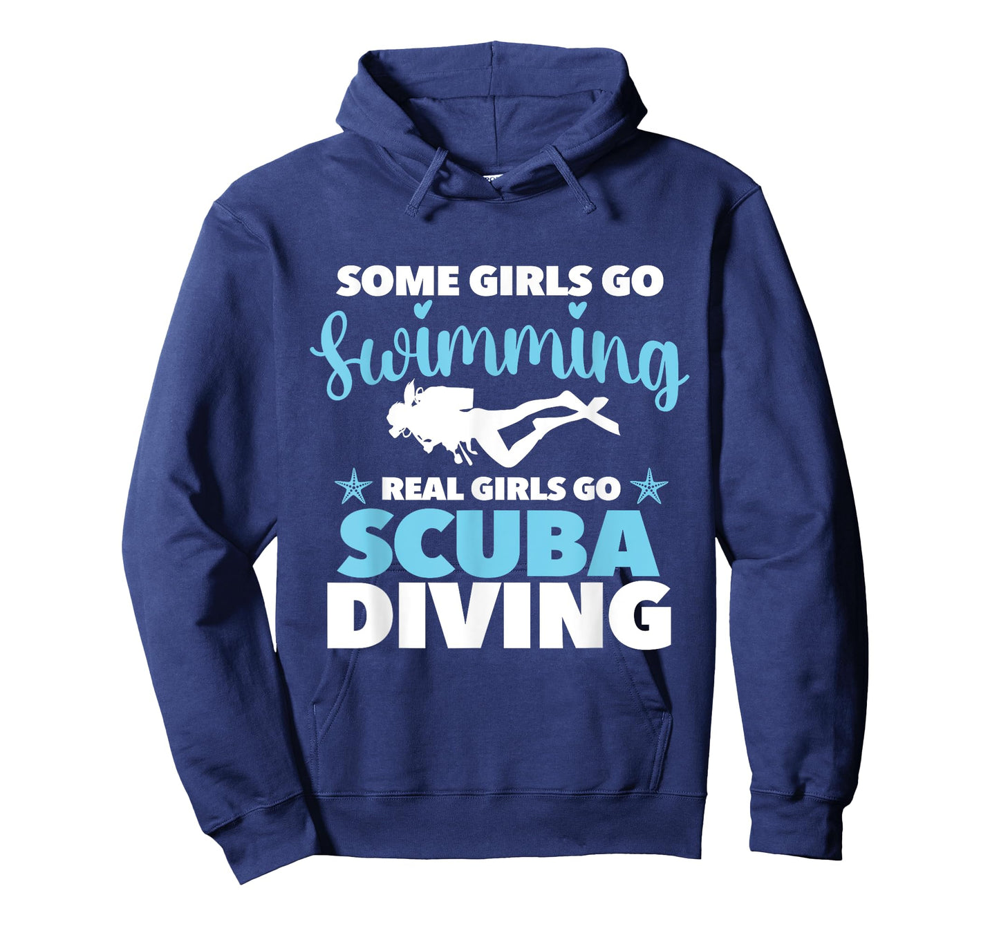 Real Girls Go Scuba Diving - Scuba Diver Swimming Snorkeling T-Shirt