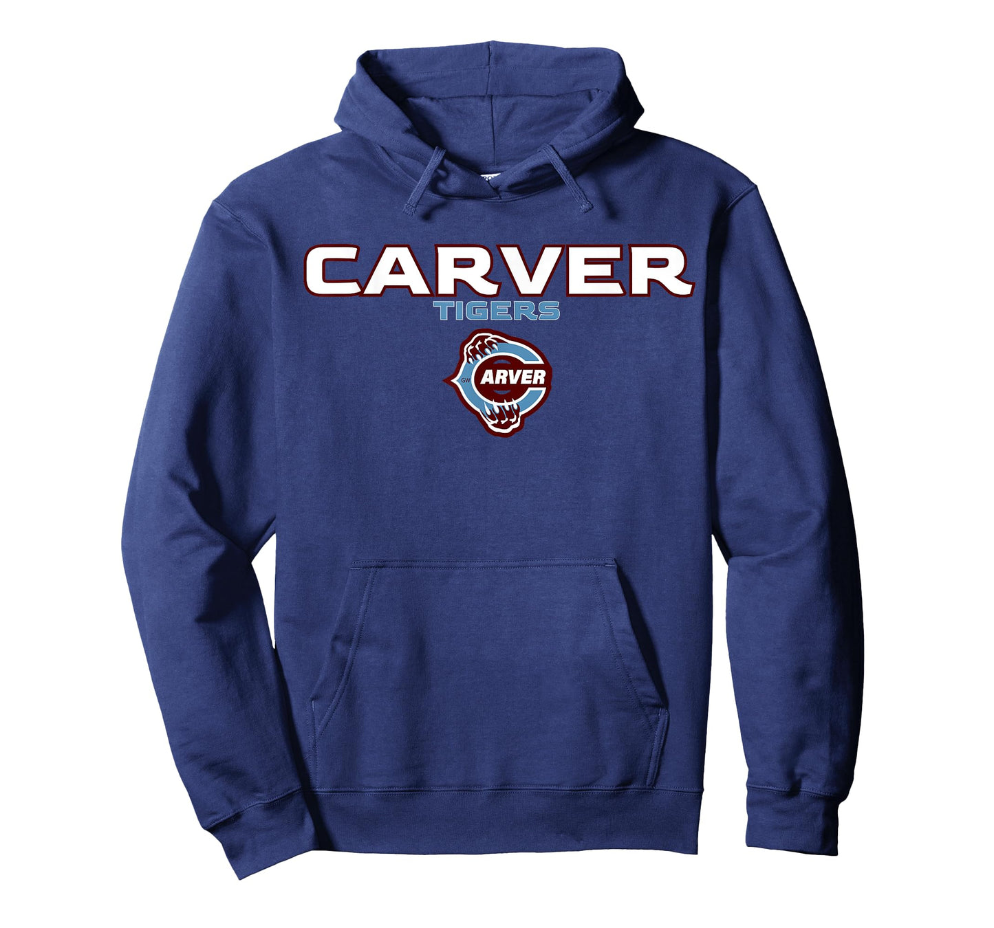 Carver High School Tigers Stacked T-Shirt