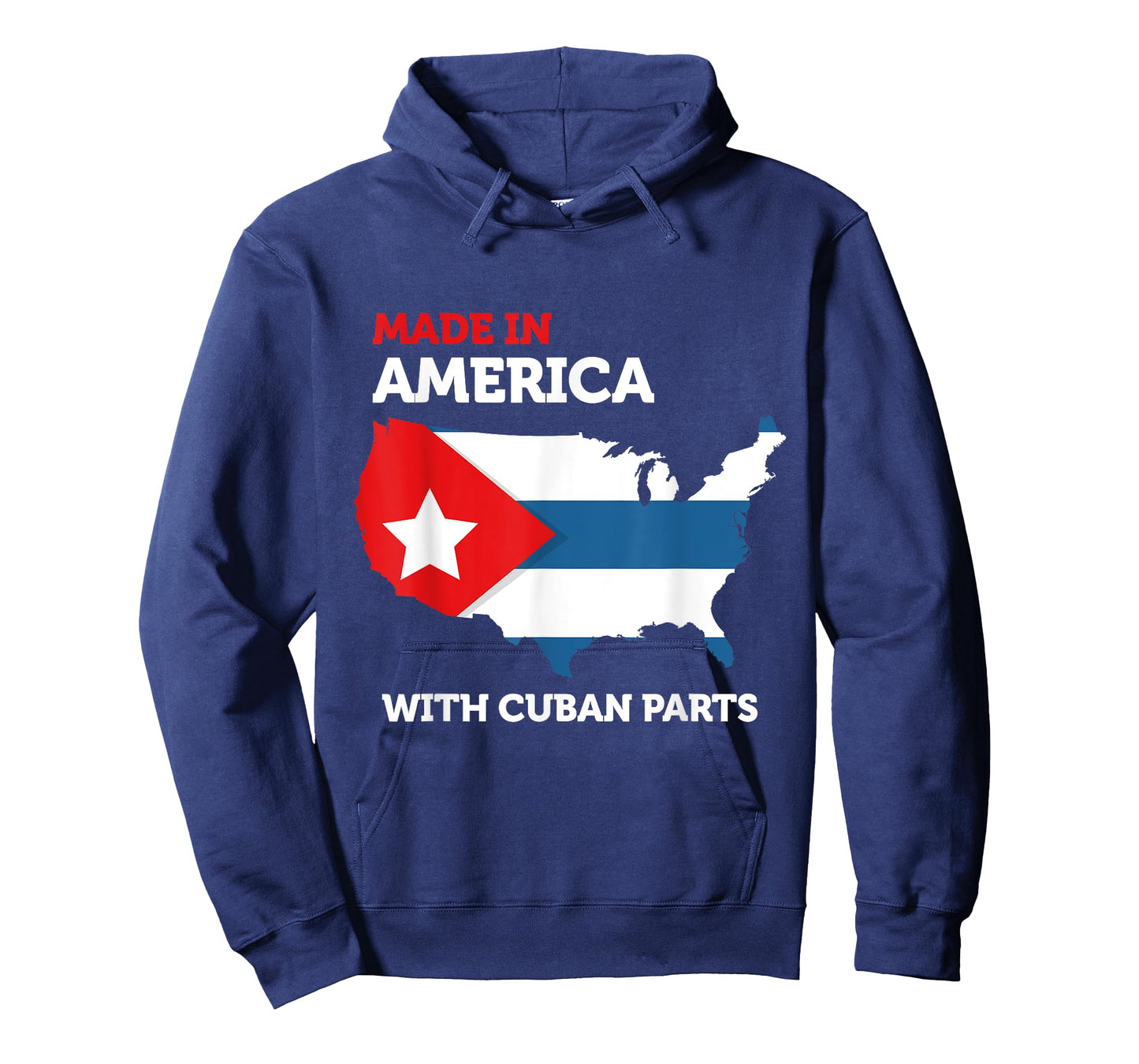 Made in America With Cuban Parts Cuba USA Gifts Funny T-Shirt