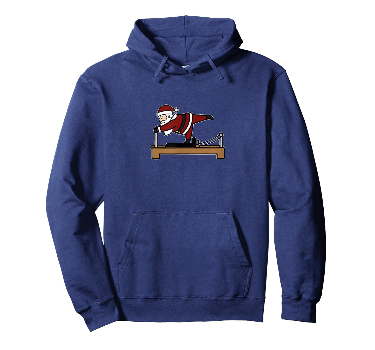 Cute Funny Mery Christmas Pilates Santa Claus Perfomer Yoga T-Shirt
