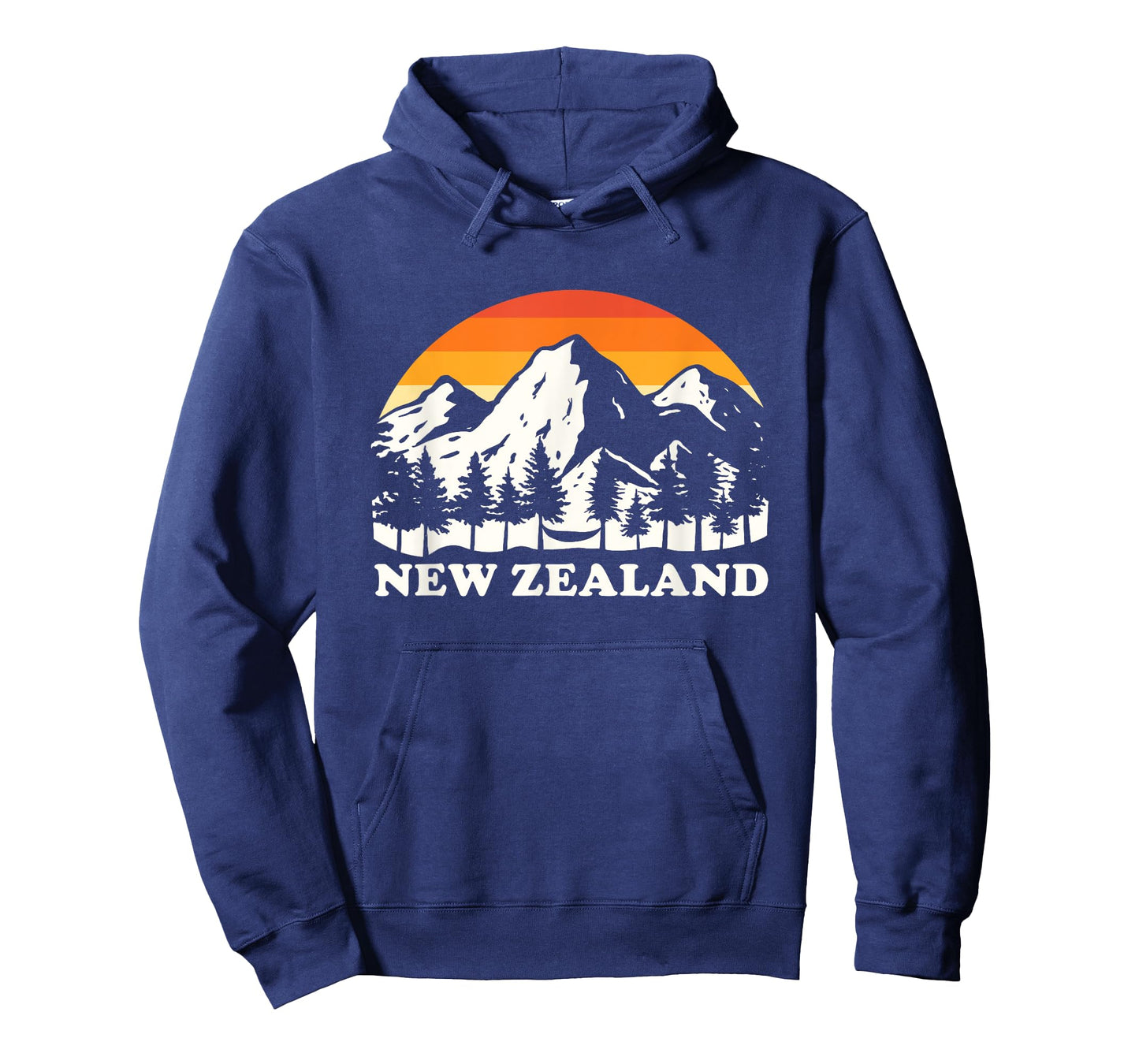Retro Hiking Mountains New Zealand T-Shirt