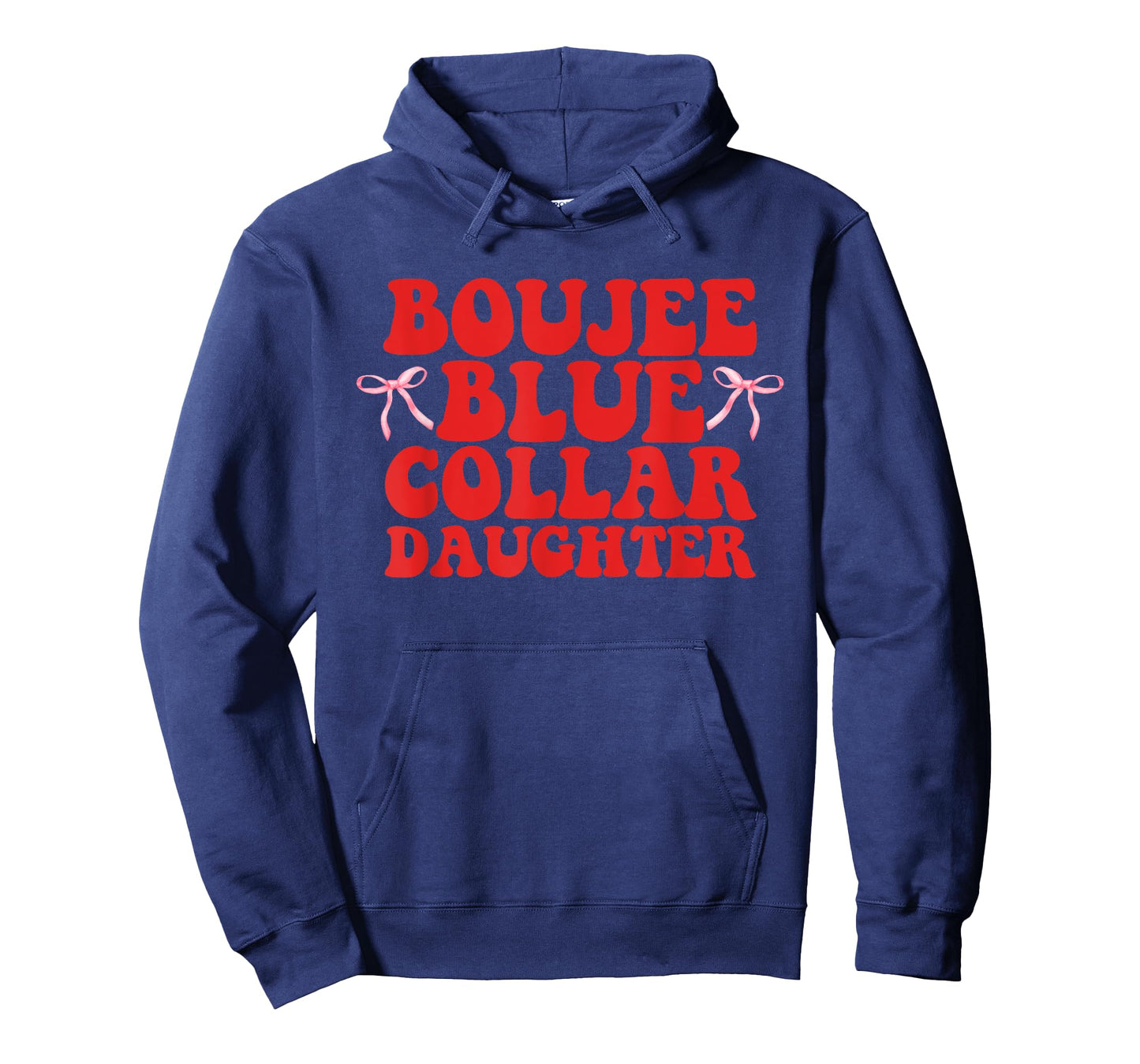 Boujee Blue Collar Girlfriend Funny Design T-Shirt