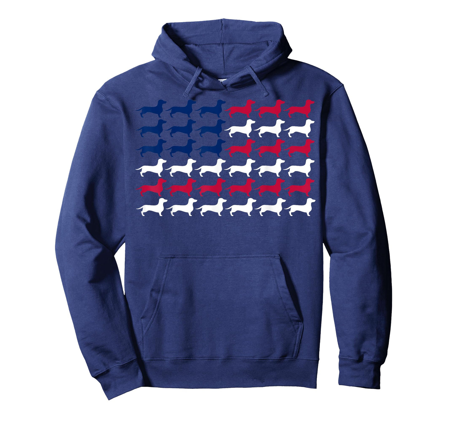 Dachshund American Flag USA Patriotic Dog Lover 4th of July T-Shirt