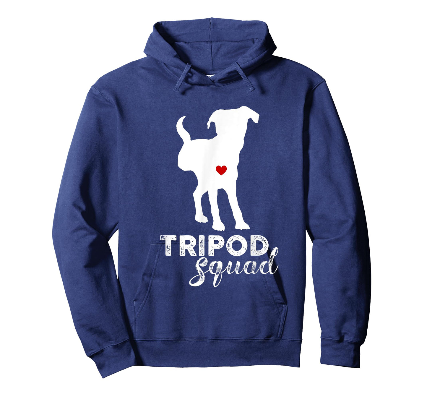 Tripod Squad, Right Back Leg Amputee, Tripaw Dogs T-Shirt