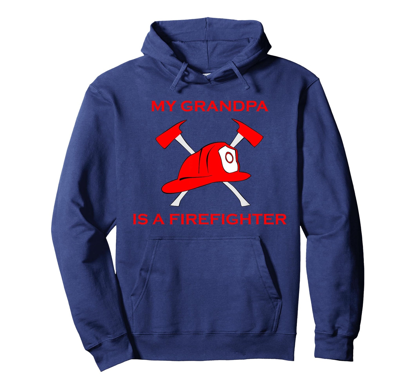 My Grandpa Is A Firefighter Helmet & Axe Fireman Shirt T-Shirt