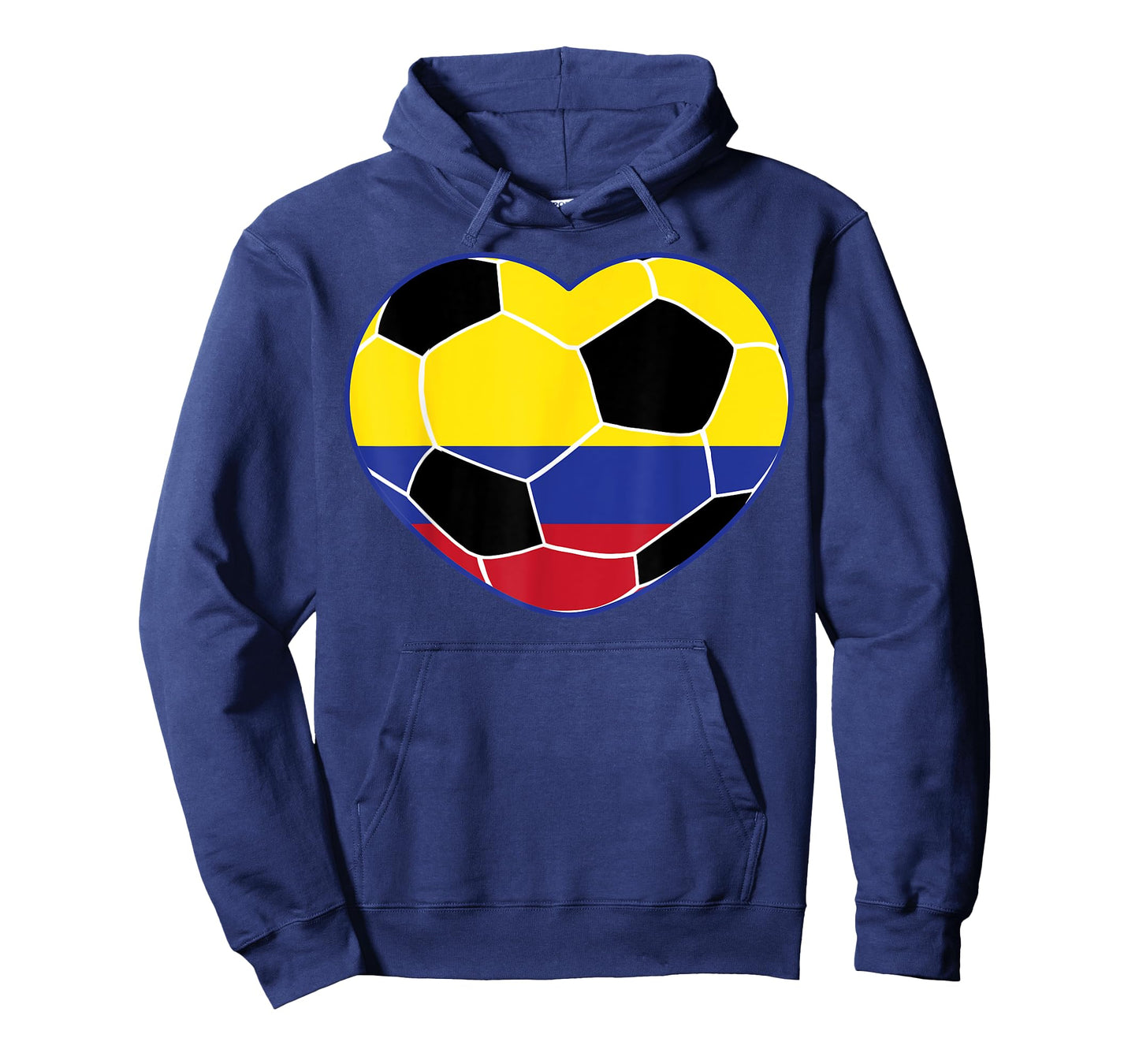 Colombia Soccer Ball Heart - Colombian Football Soccer T-Shirt