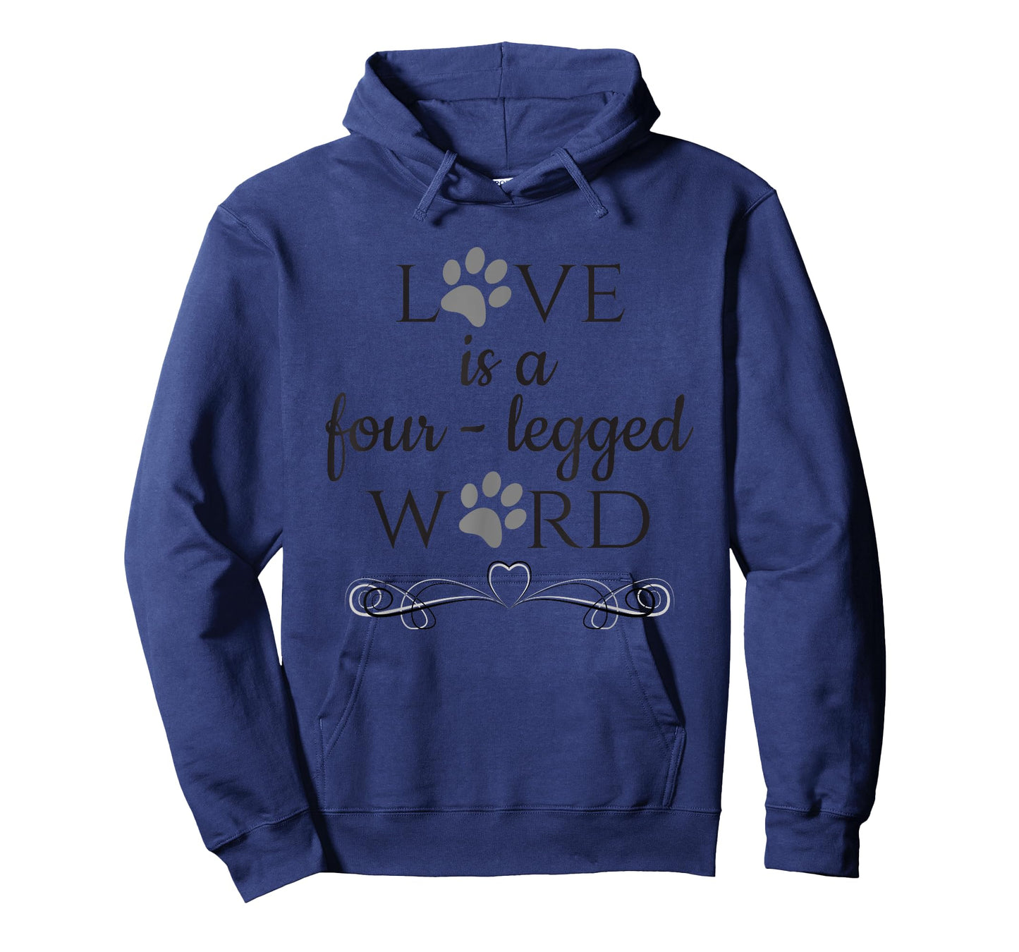 Love Is A Four-Legged Word, Cat and Dog Animal Rescue T-Shirt for Men Women Girls Kids