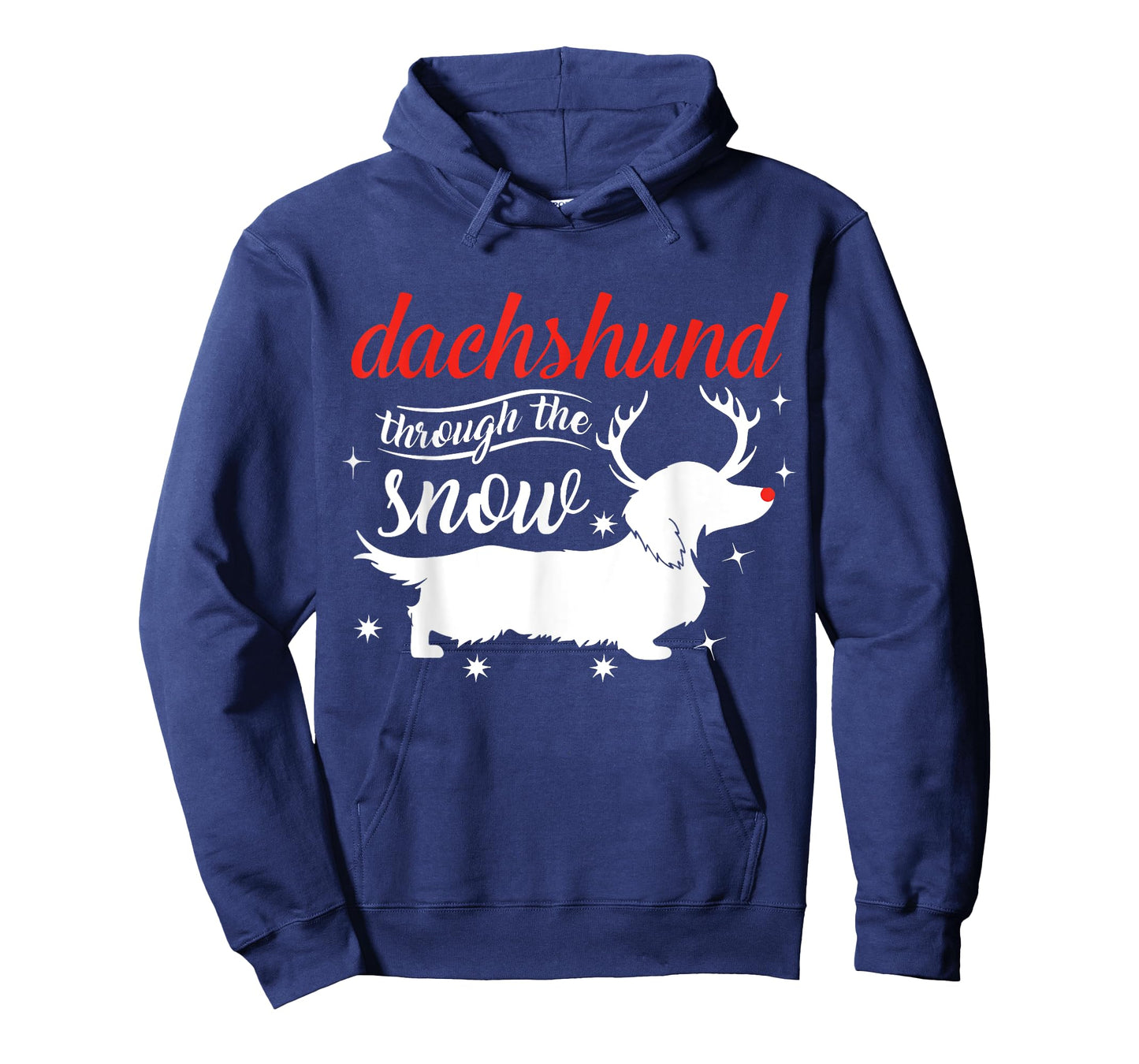 Dachshund Dog Through the Snow Weiner Dachshund T-Shirt