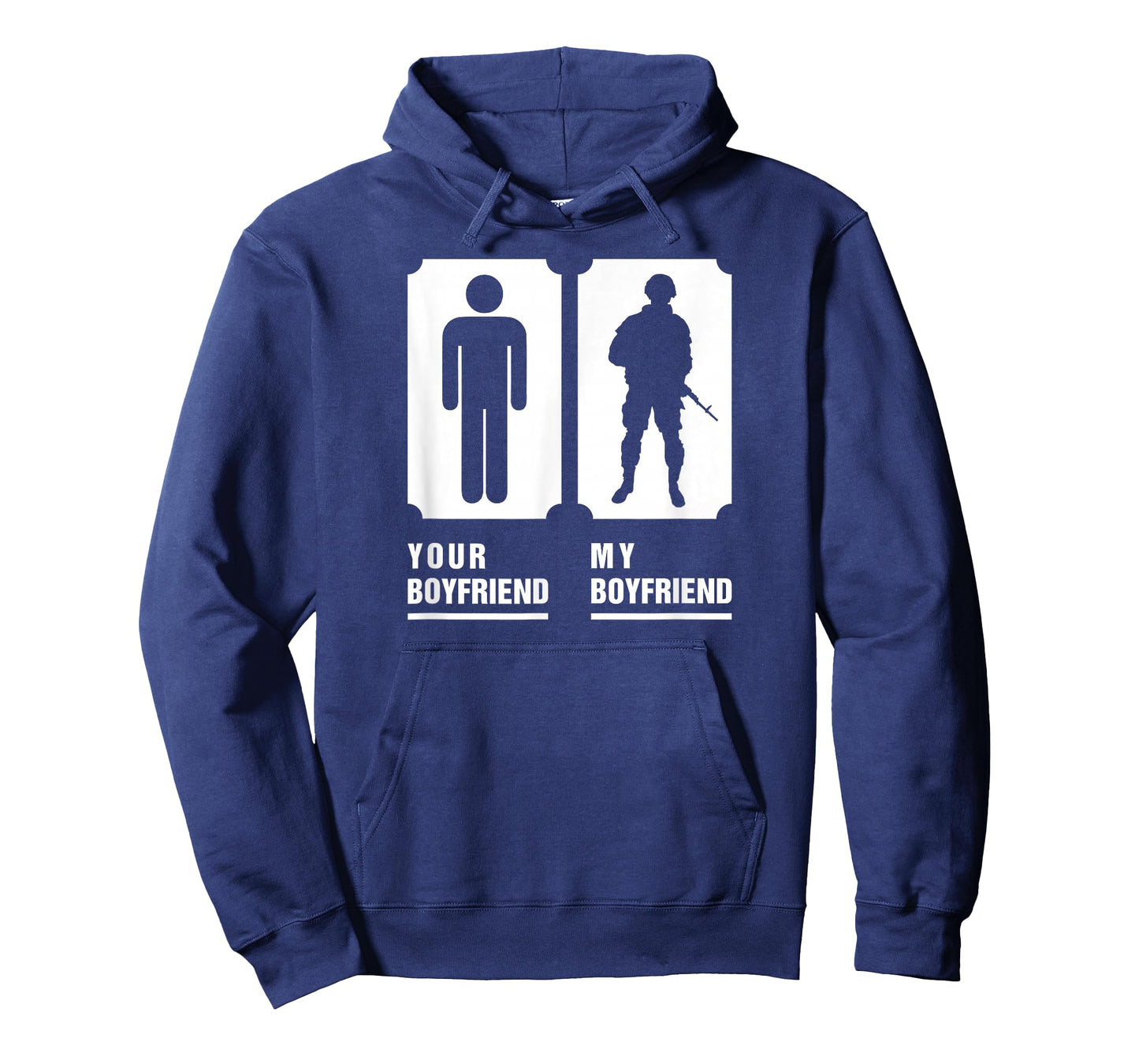 My Boyfriend Is In Military Soldier Veteran Proud Girlfriend T-Shirt