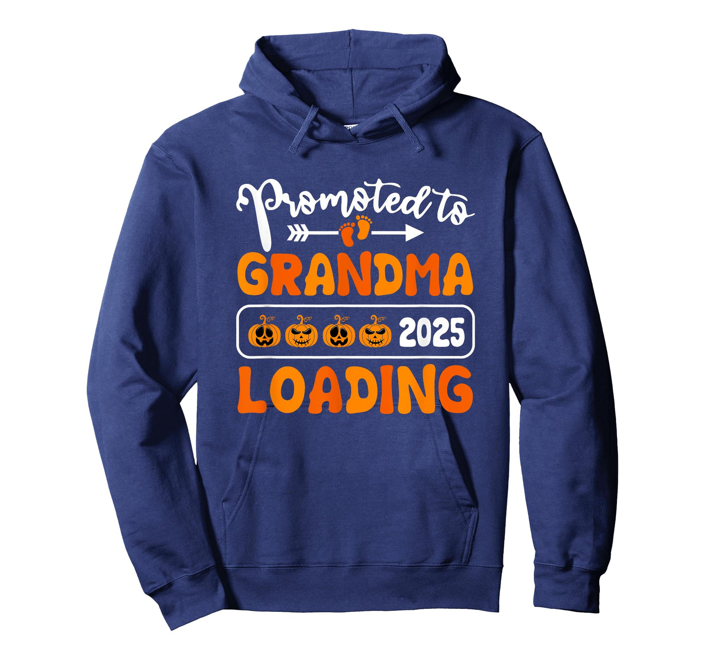 Promoted to Grandma 2025 Loading Pumpkin Halloween T-Shirt